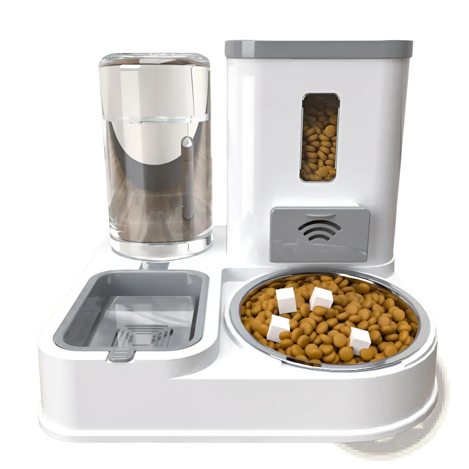 Automated Pet Feeder and Water Dispenser Station