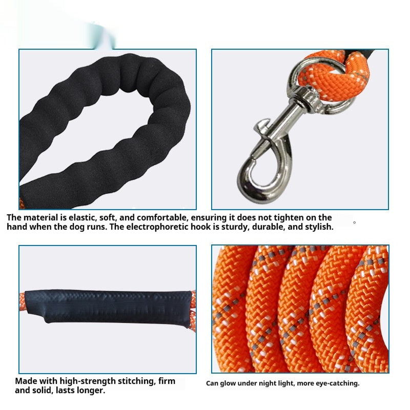 Dog Leash 2-meter And Extended Strap