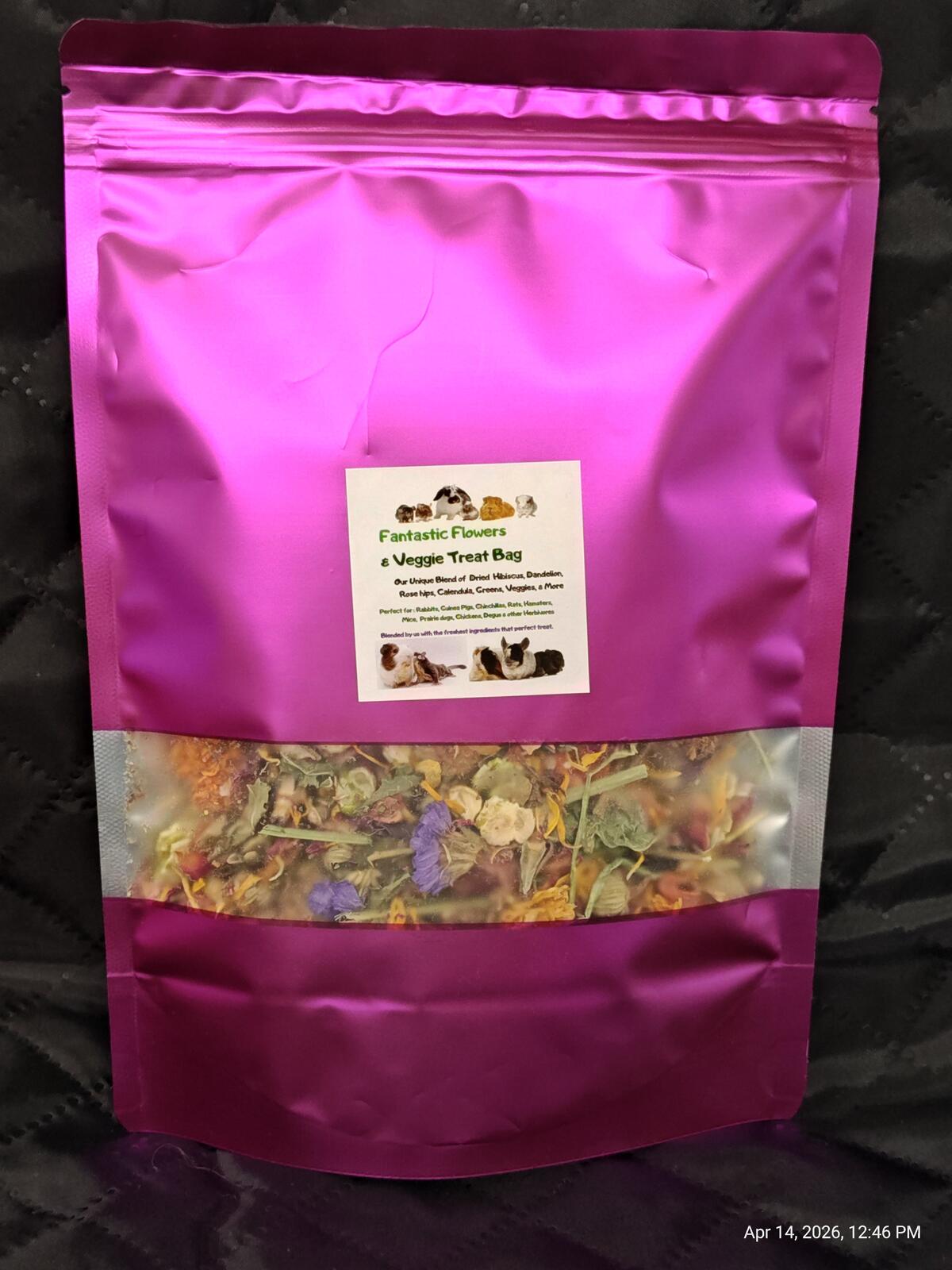 Fantastic Flowers & Veggie Blend for Chinchillas, Guinea Pigs & Rabbits & More