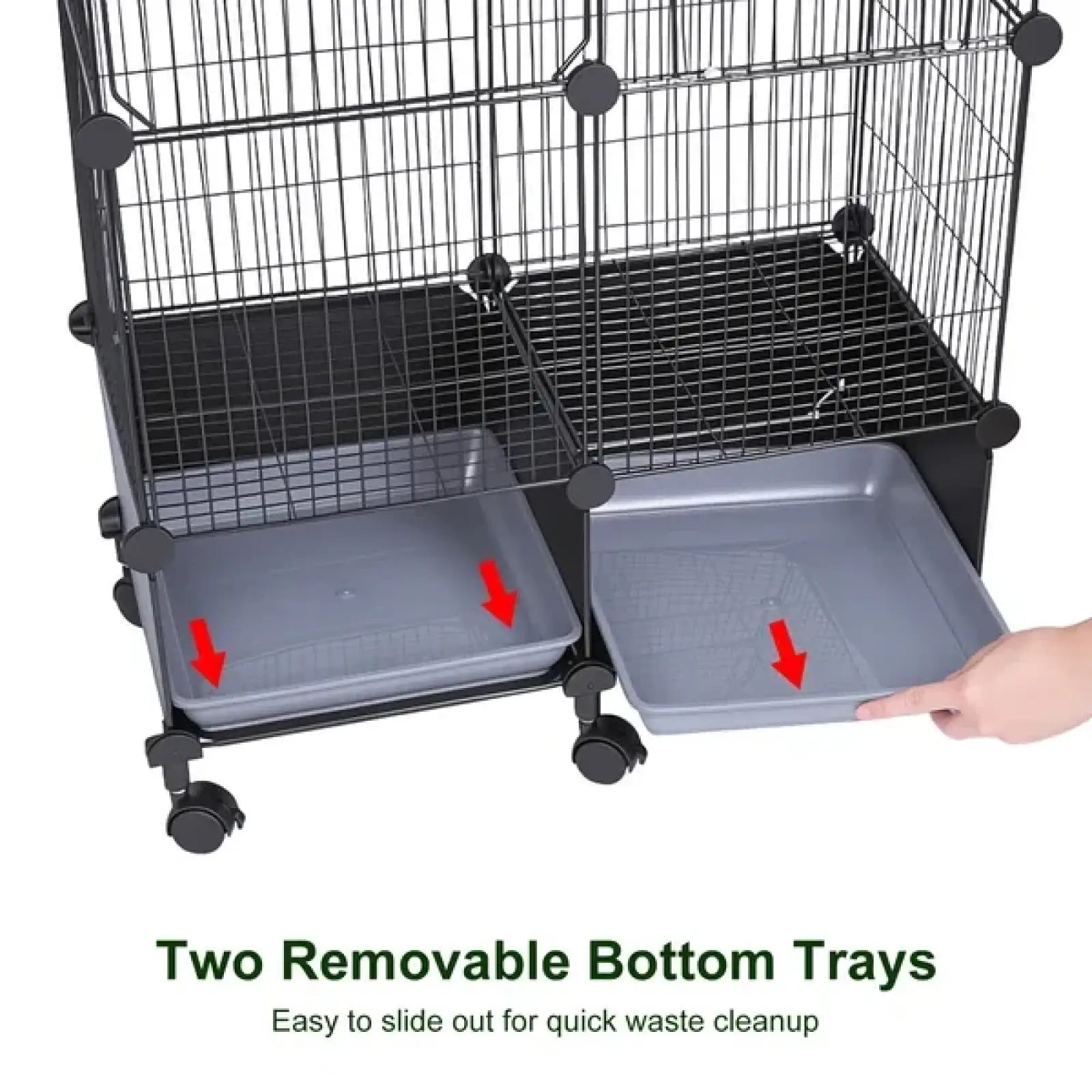 Bird Cage 46in Spacious Pet House with Perches