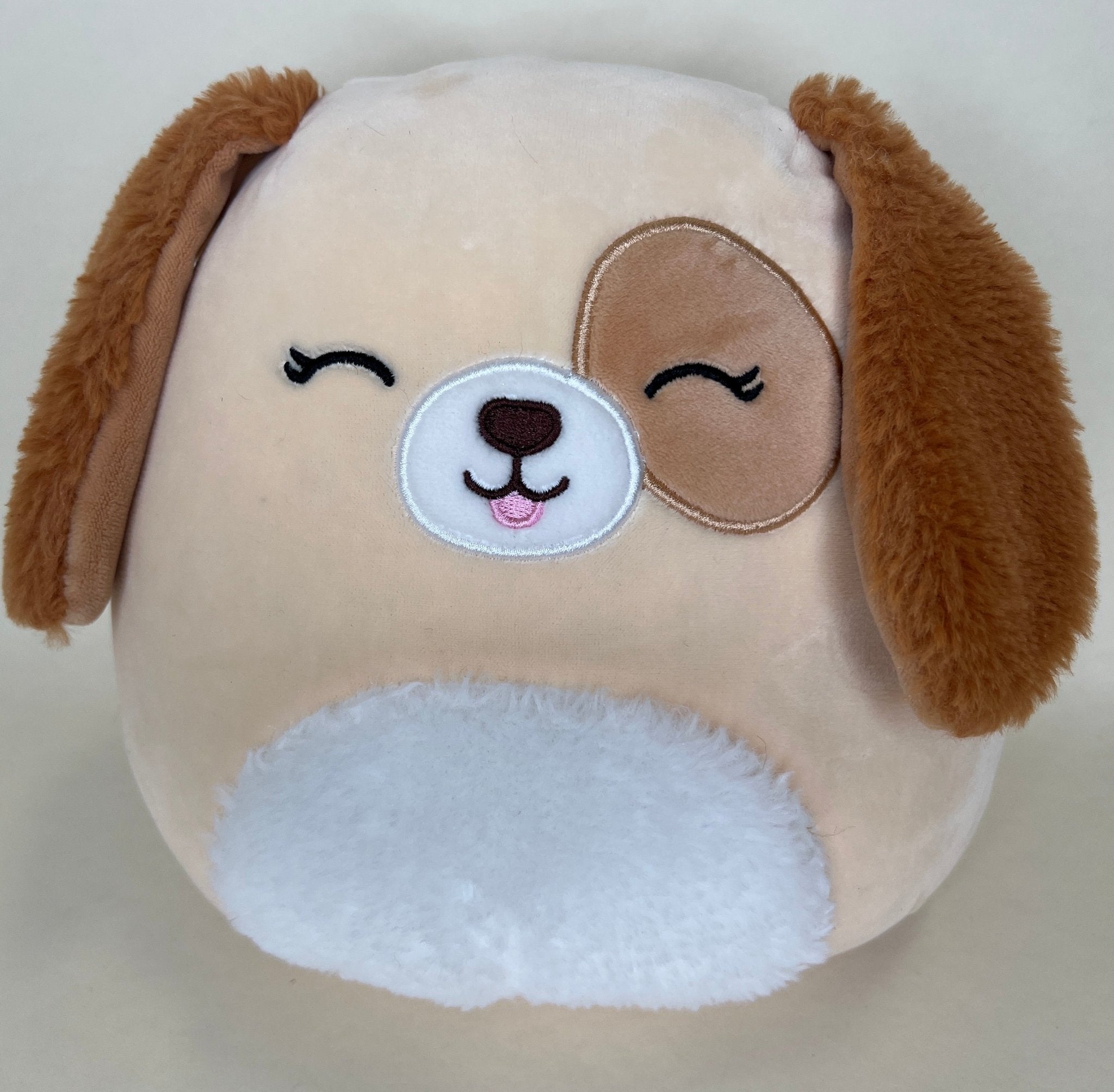 BOGO! Medium Squishy Cuddlers Super Soft Plush Pet Toys: Squeak & NO Squeak