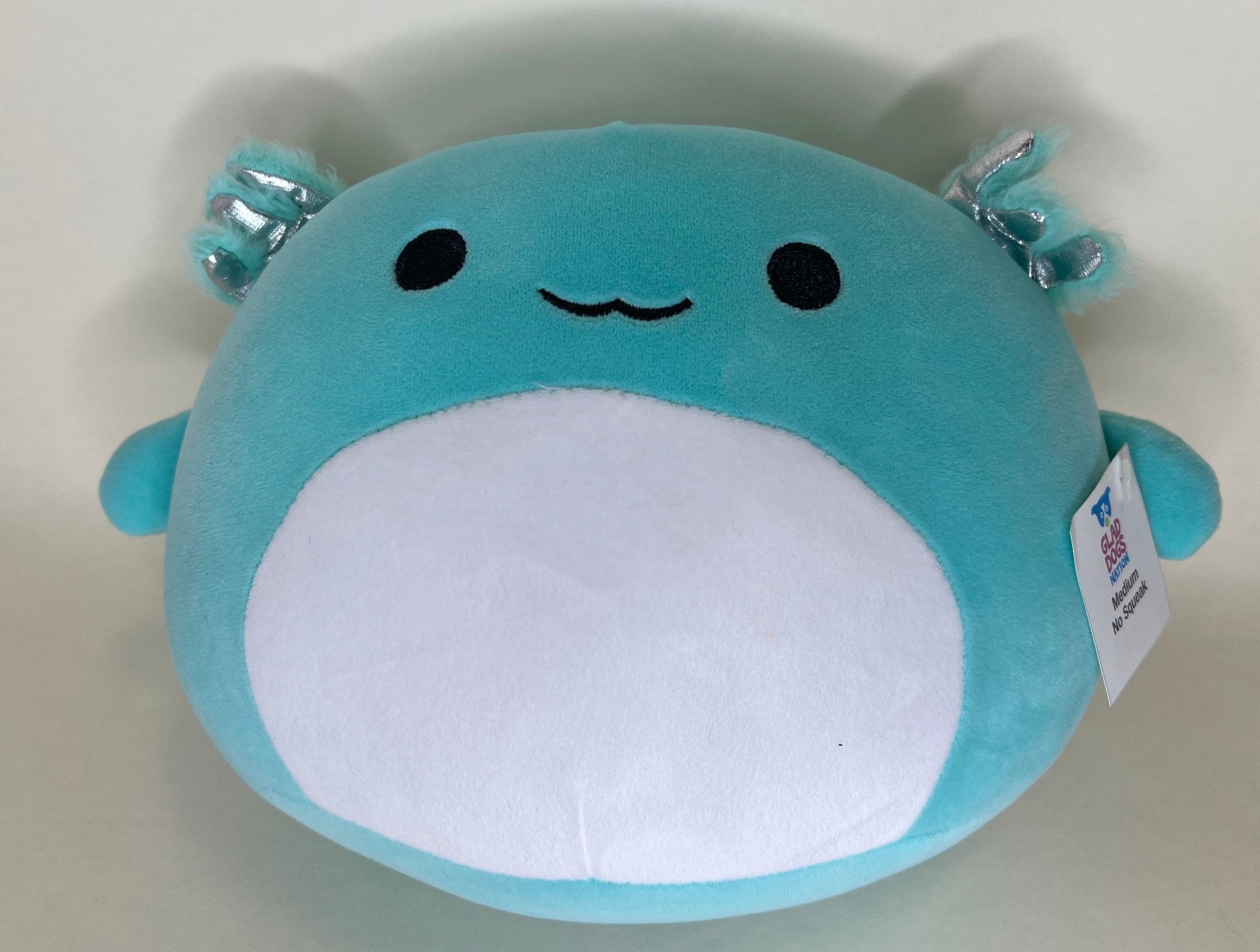 BOGO! Medium Squishy Cuddlers Super Soft Plush Pet Toys: Squeak & NO Squeak
