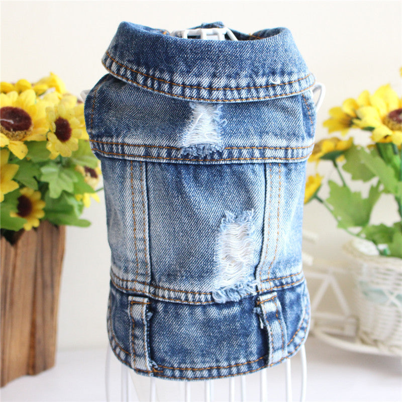 Dog Denim Jacket — 9 Styles, Sizes XS–2XL