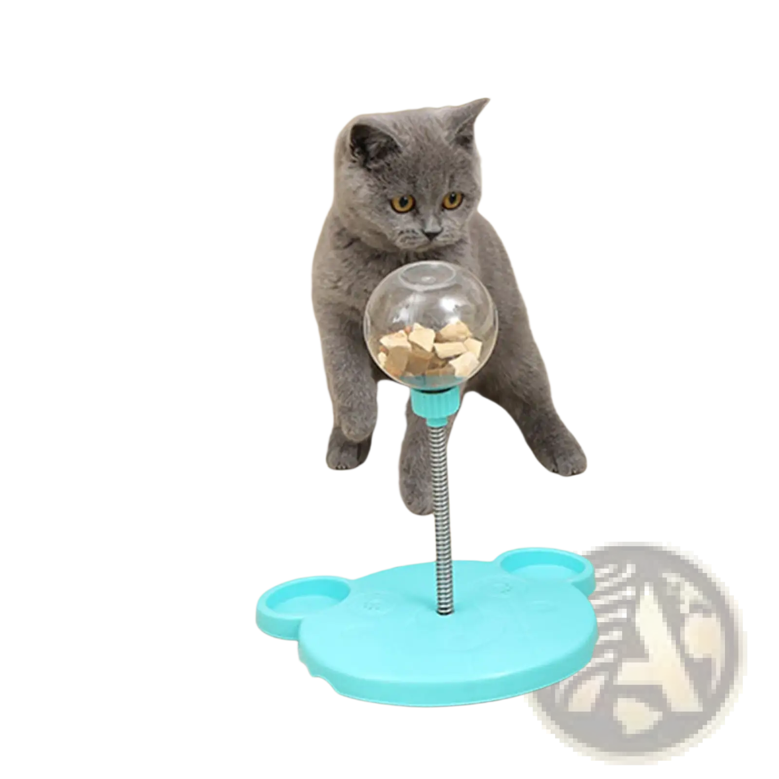 Cat Puzzle Toy Tumbler Food Dispenser with Suction Cup