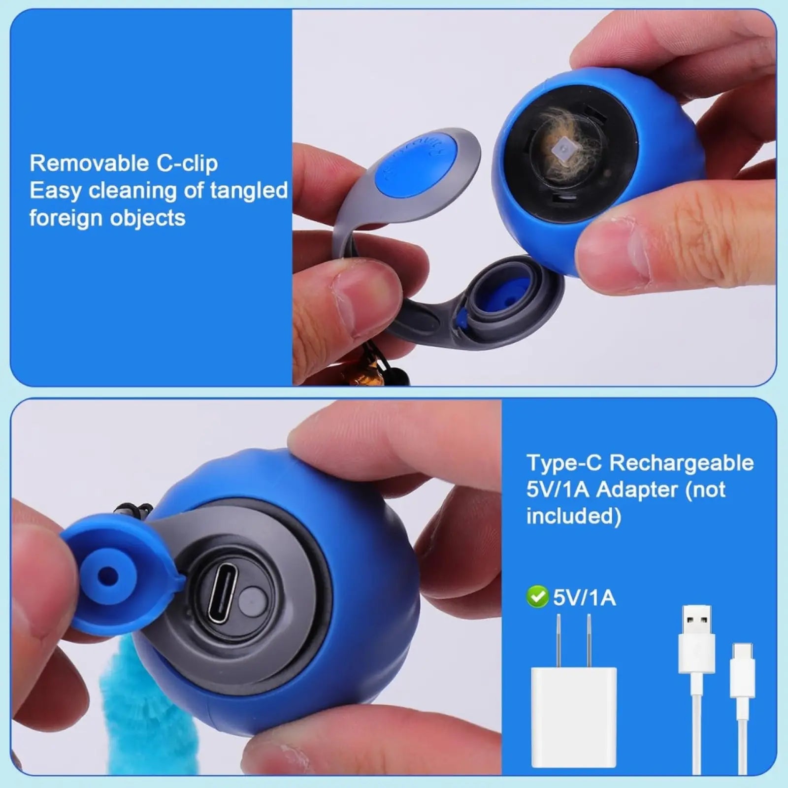 Cat Toy Ball Interactive Chittering Hunting Toy