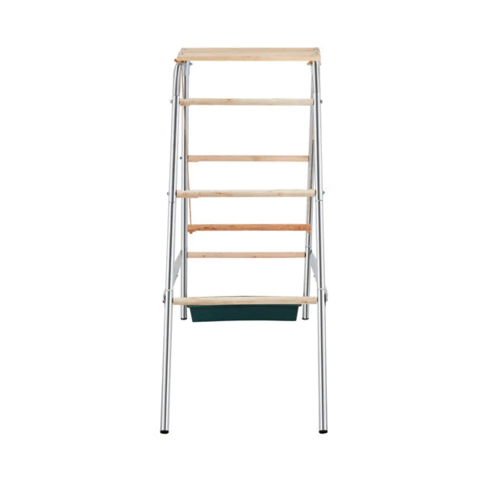 Chicken Perch 4 Tier Metal and Wood Outdoor Activity Stand
