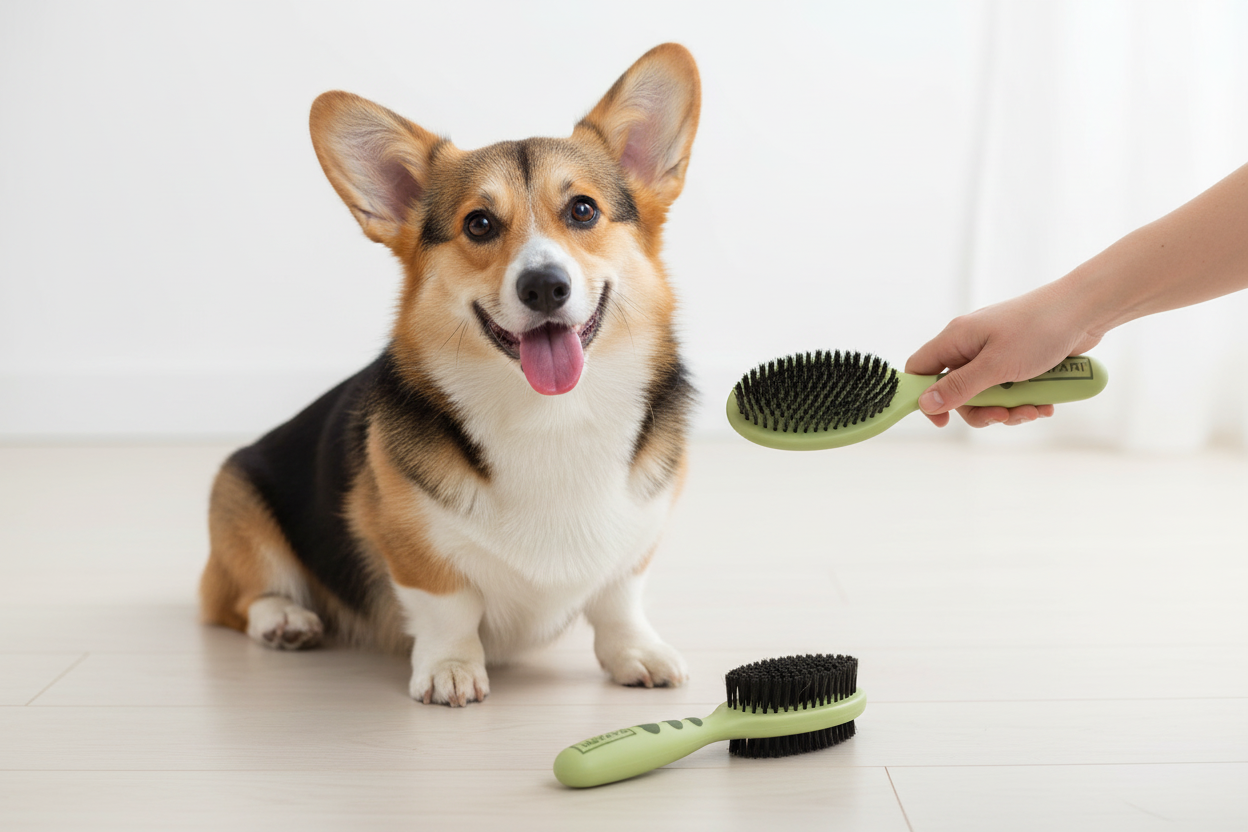 Dog - Safari Bristle Brush - smalp