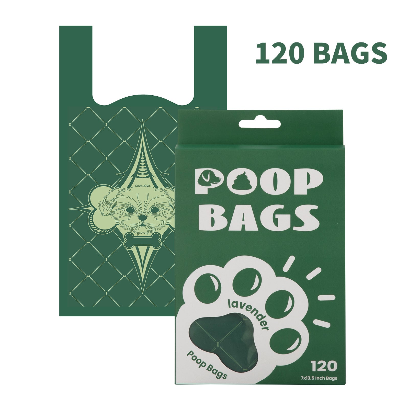 Handle Dog Waste Bag EPI Vest Poop Picking Bags Degradable Cat Litter Bag