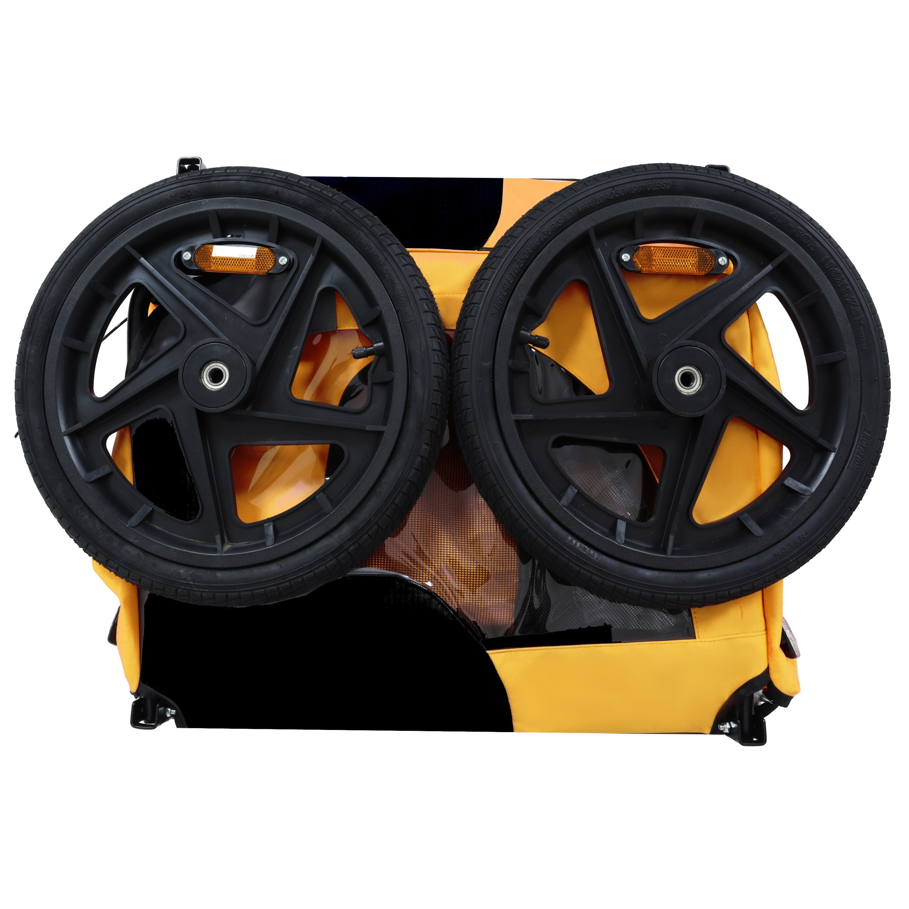Pet Bike Trailer Dog Cart for Medium Dogs up to 66 lbs