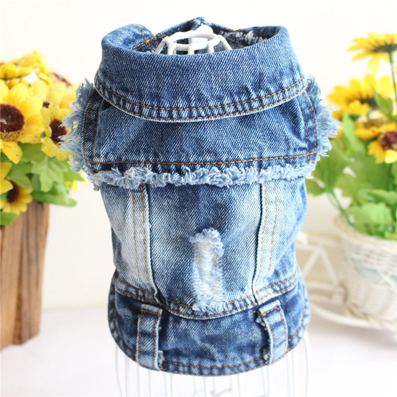 Dog Denim Jacket — 9 Styles, Sizes XS–2XL