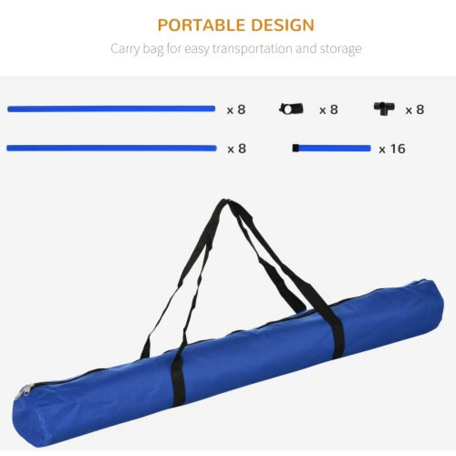 Dog Agility Training Equipment 4 Piece Jumping Set