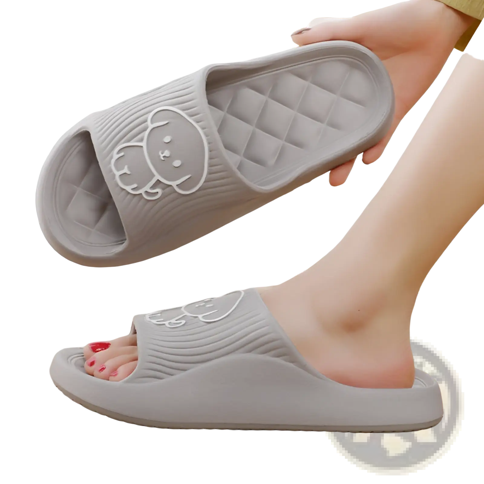 Dog Cartoon Slide Sandals Non Slip Eva House Shoes