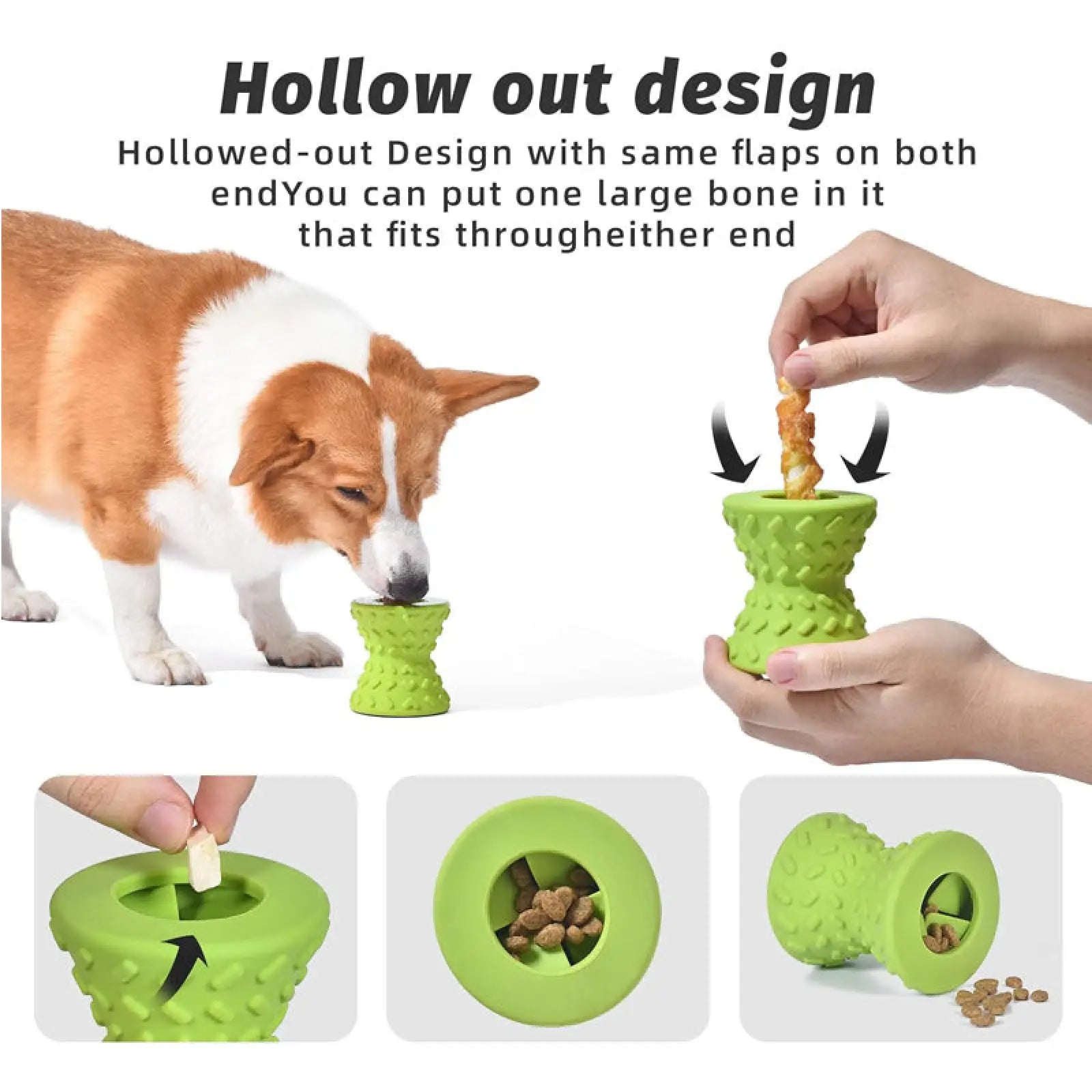 Dog Chew Toys for Aggressive Chewers Natural Rubber
