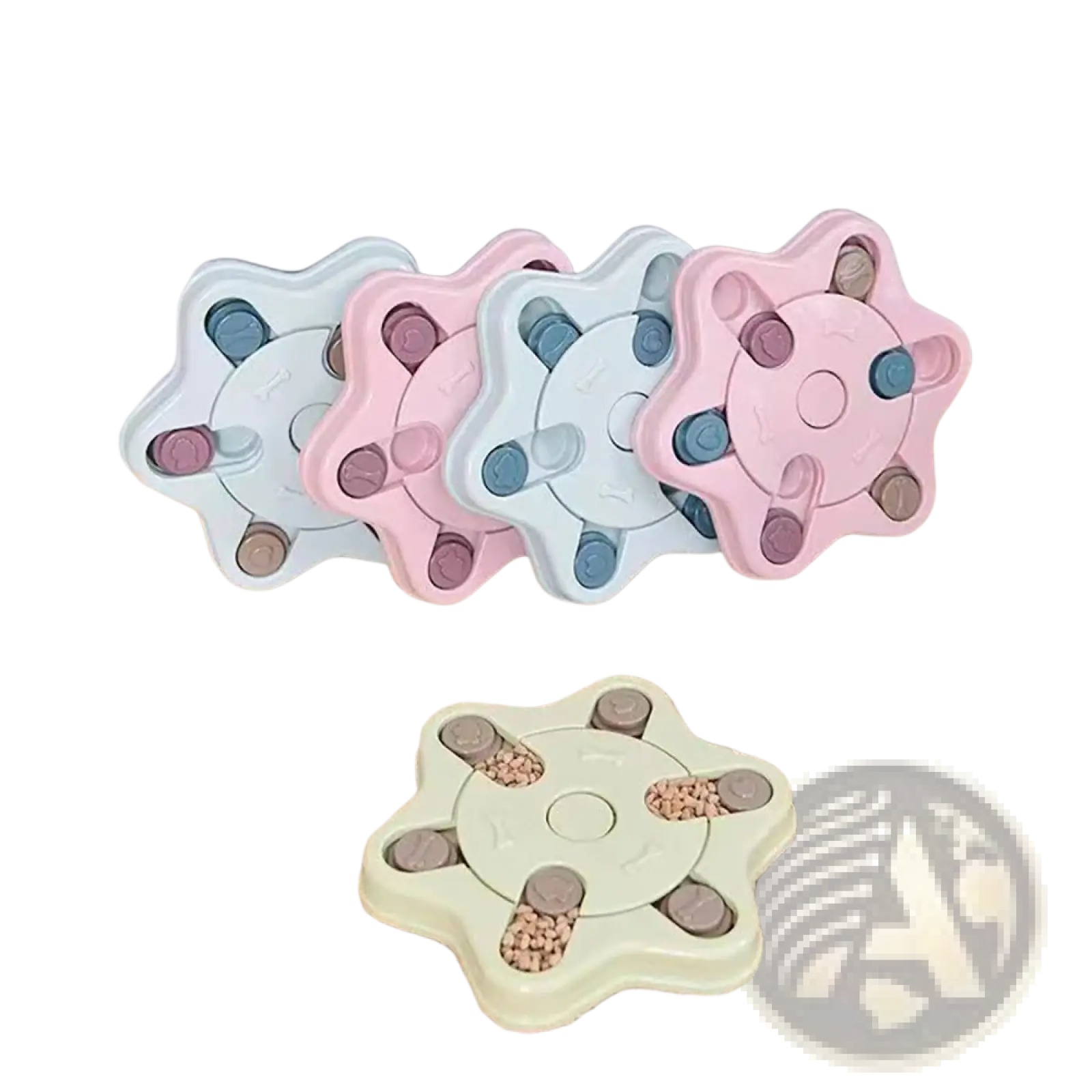 Dog Puzzle Toy Interactive Slow Feeder Training Game