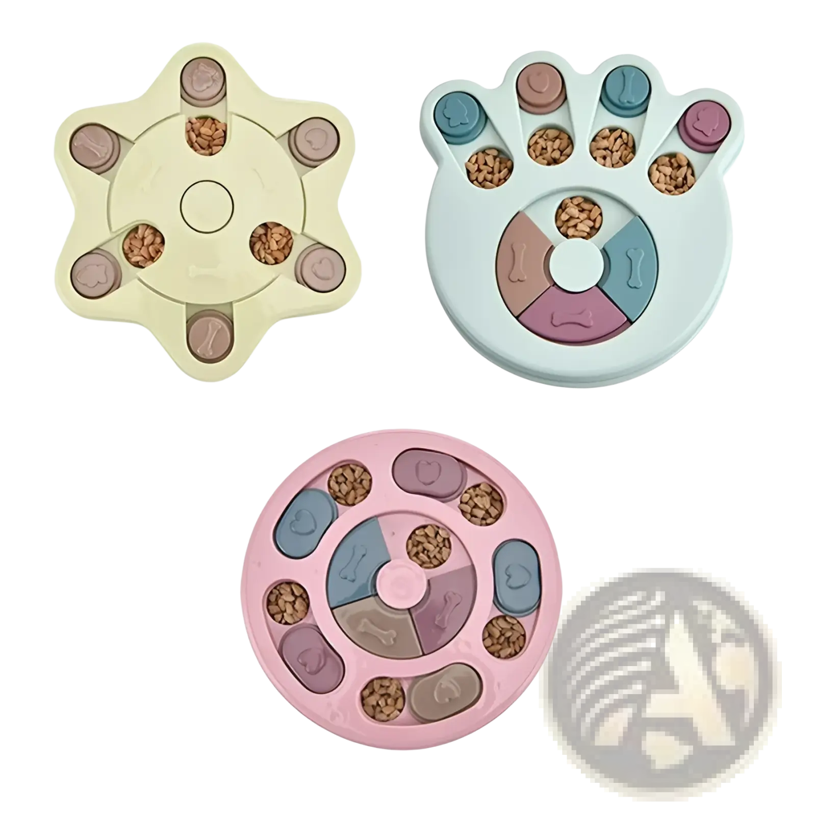 Dog Puzzle Toy Interactive Slow Feeder Training Game