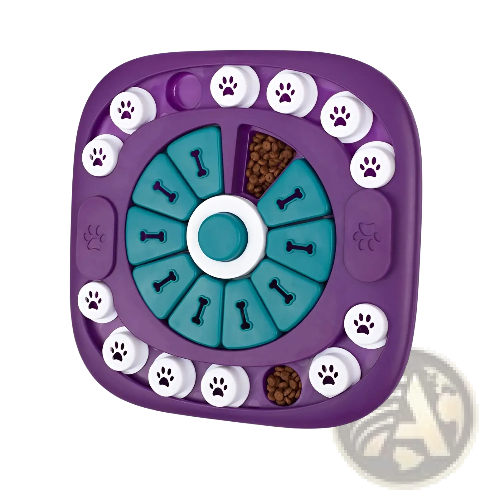 Dog Puzzle Toy Interactive Squeaky Treat Feeder Maze