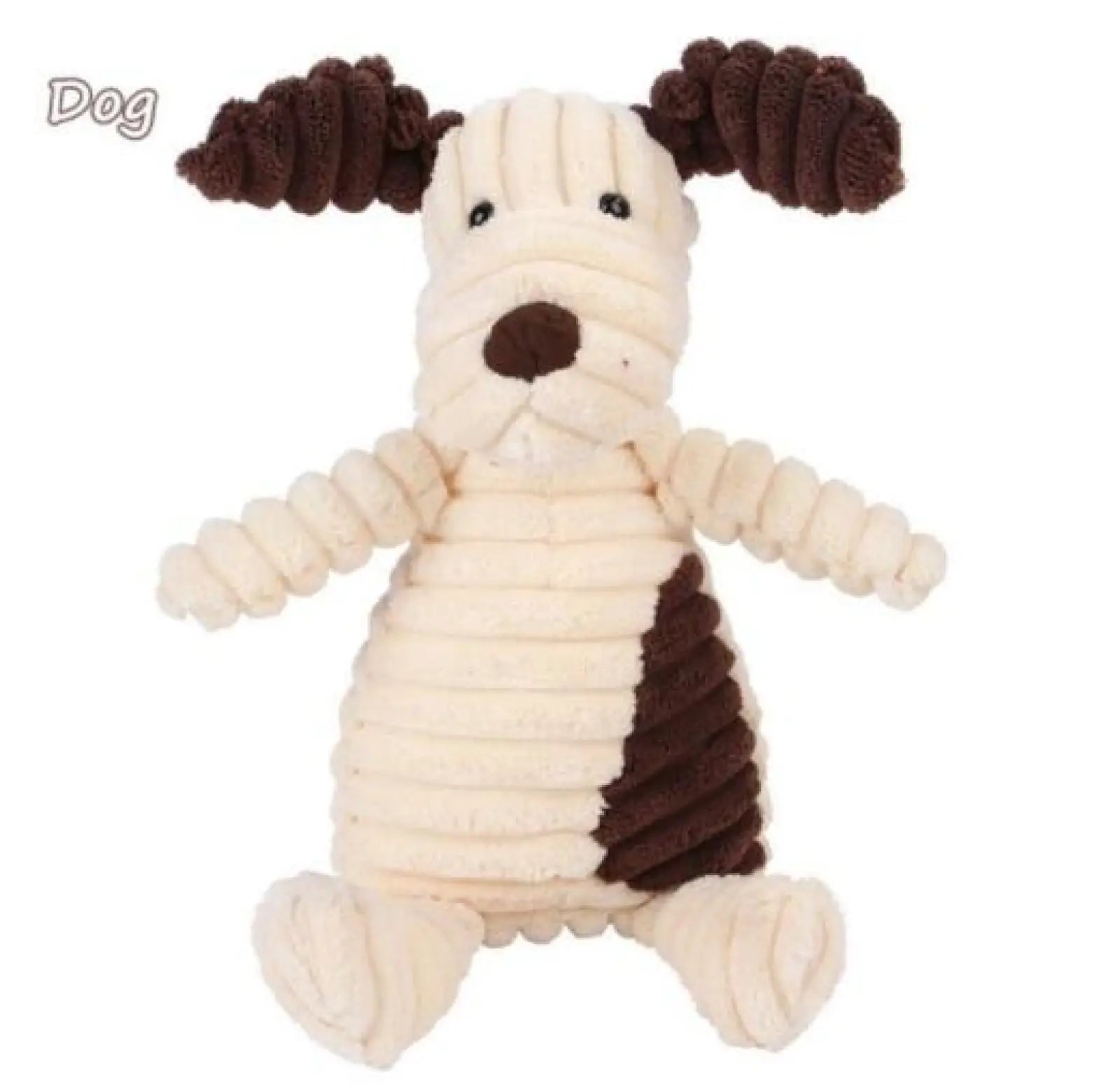 Dog Squeaky Toy Corduroy Molar Plush for Pets