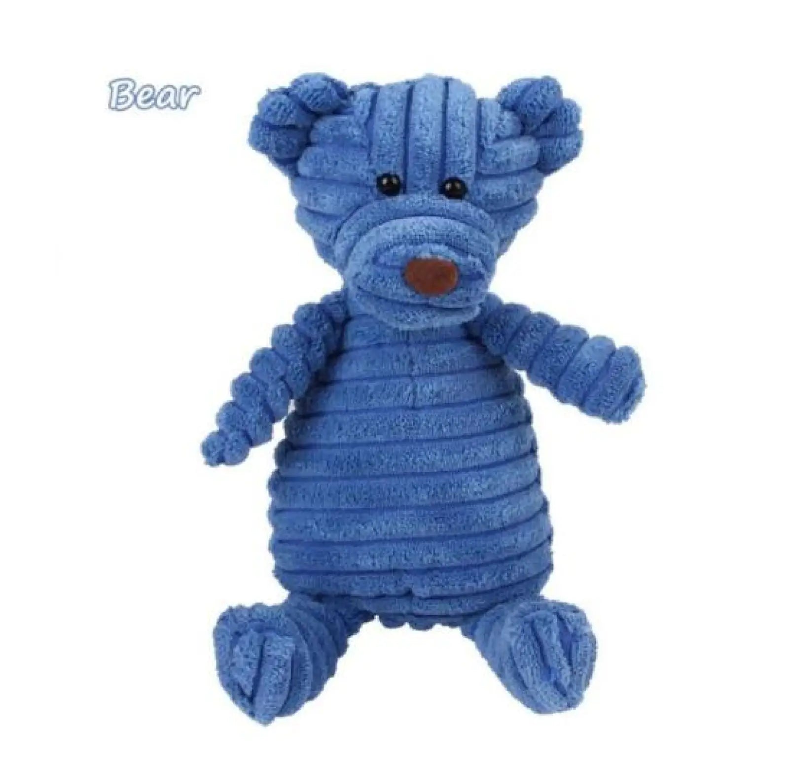 Dog Squeaky Toy Corduroy Molar Plush for Pets