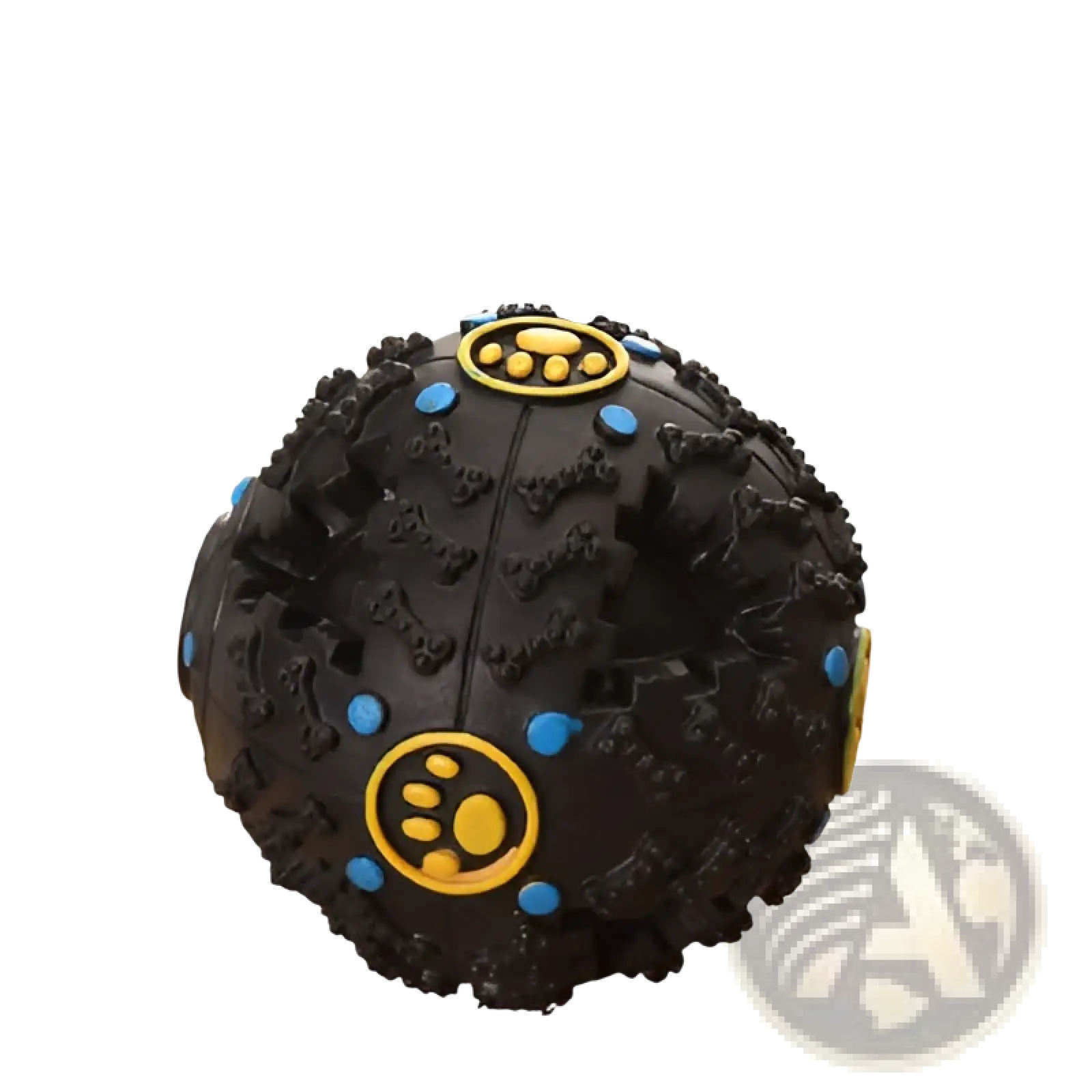 Dog Treat Dispenser Squeaky Rubber Training Ball