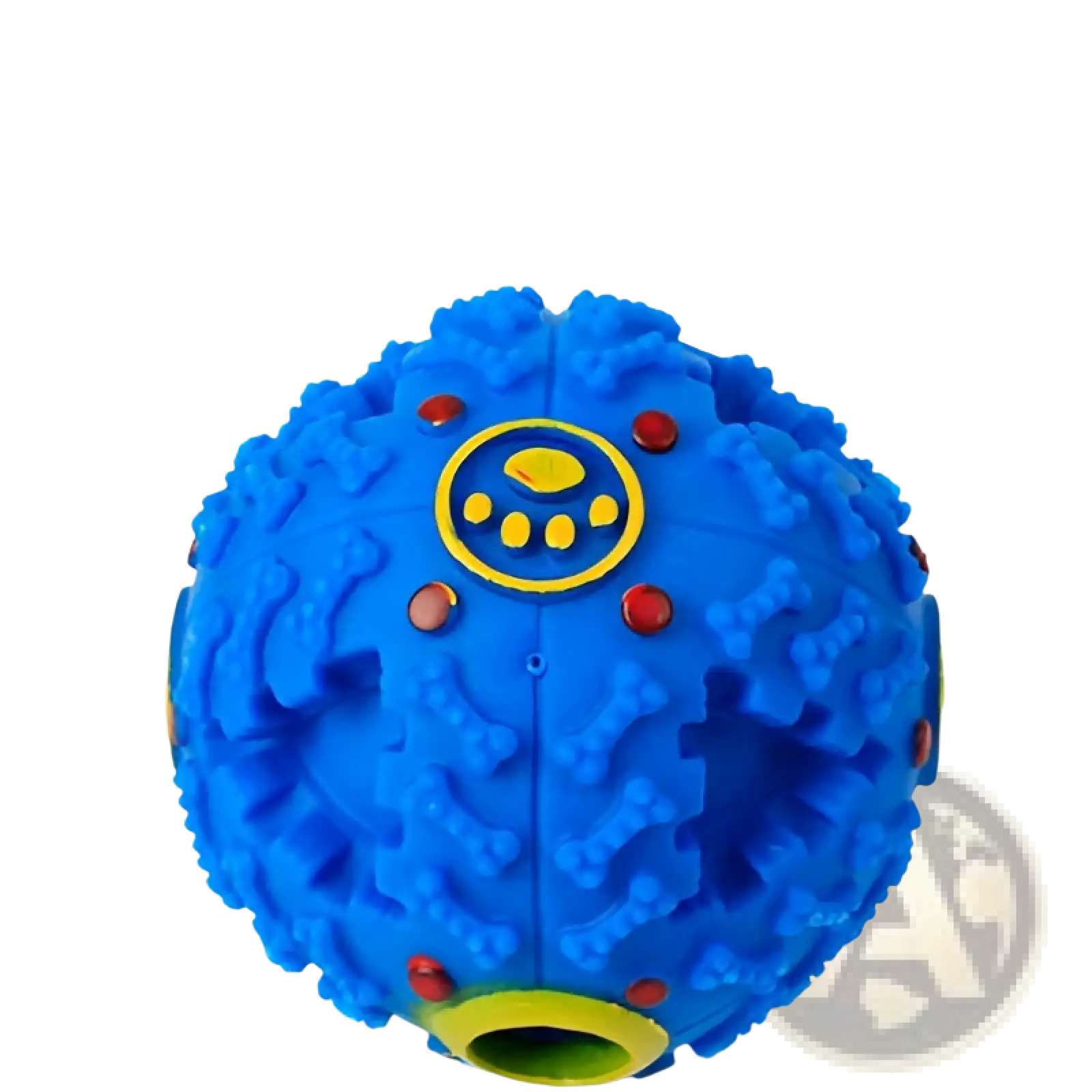 Dog Treat Dispenser Squeaky Rubber Training Ball