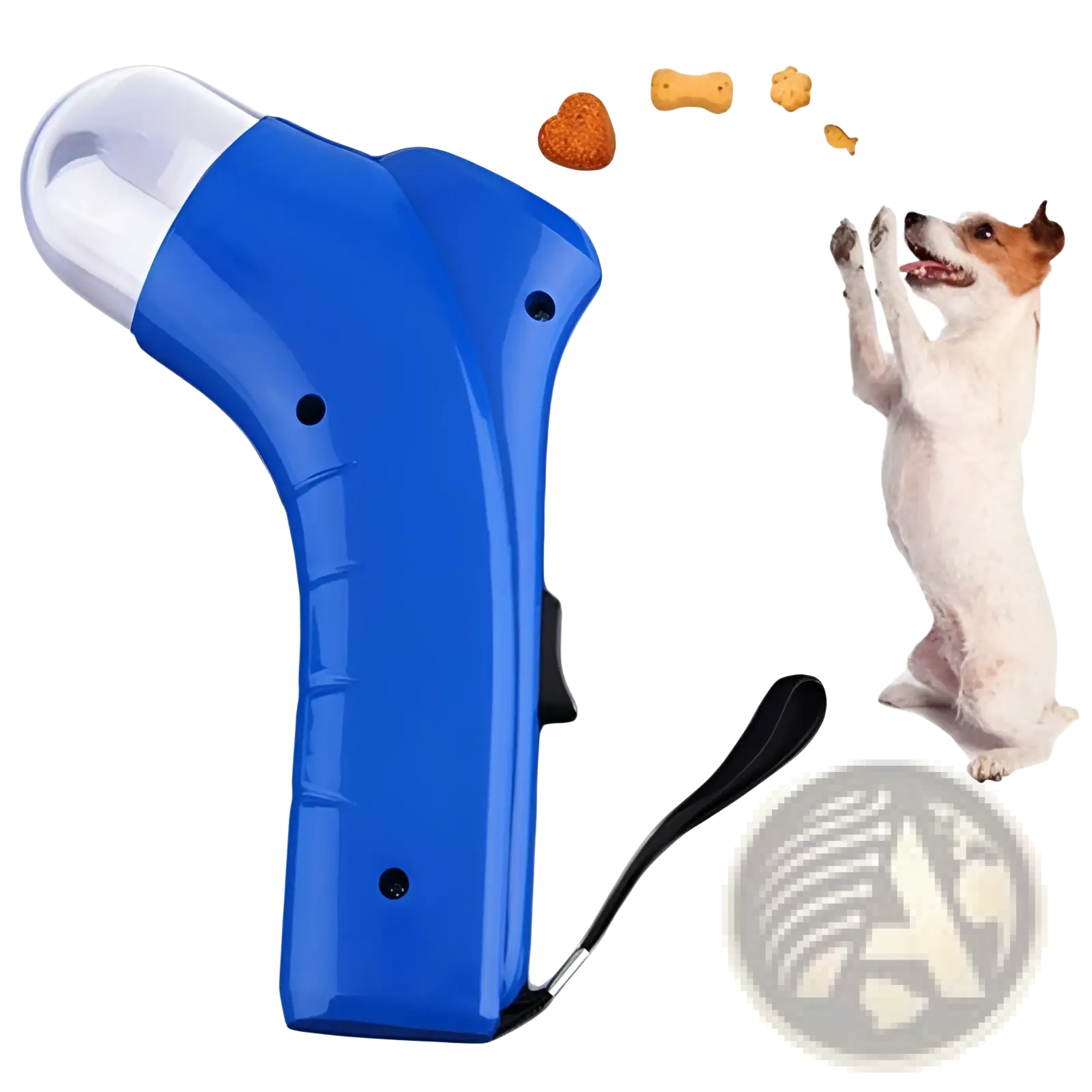 Dog Treat Launcher Handheld Pet Snack Feeder Toy