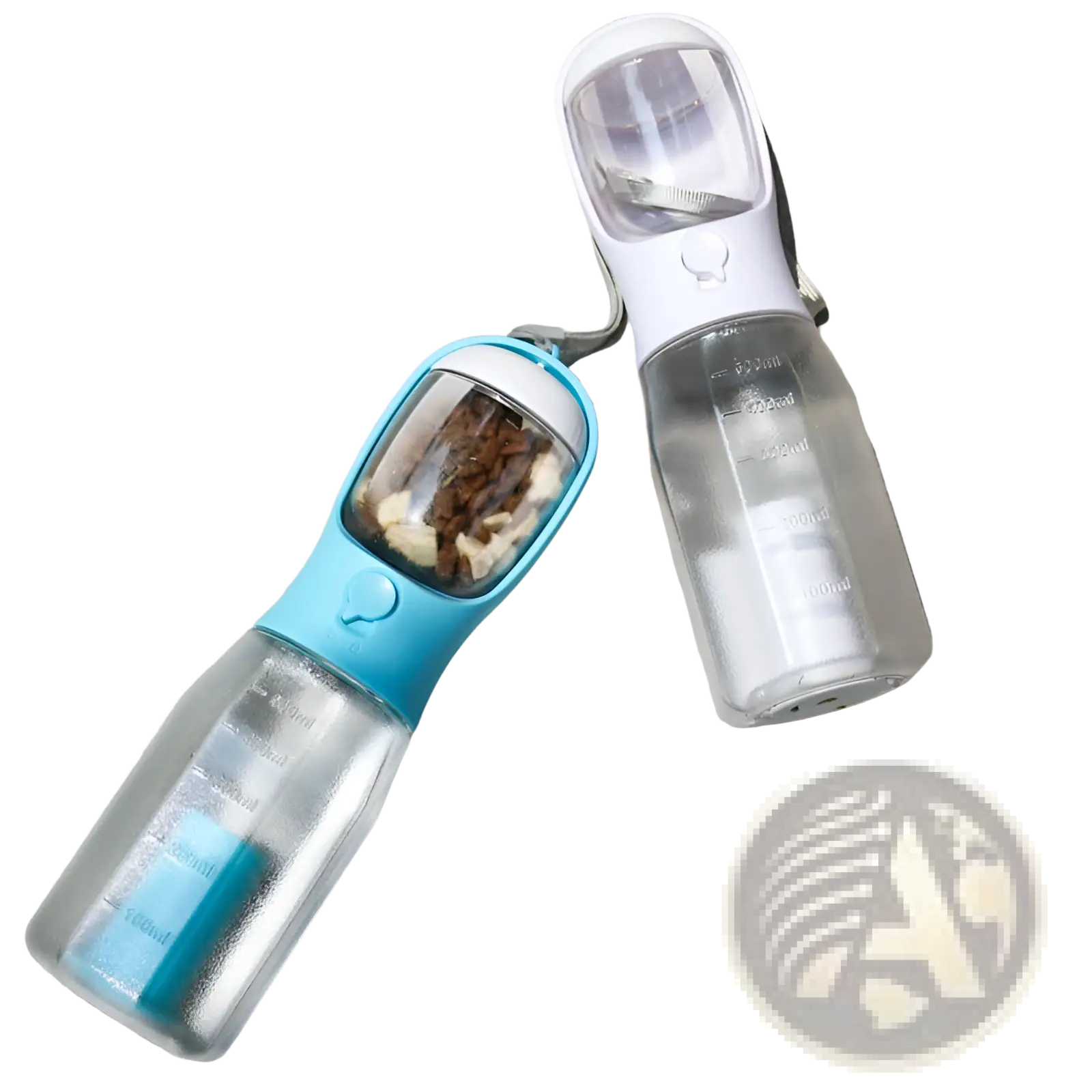 Dog Water Bottle 3 in 1 Portable Feeder with Poop Bag
