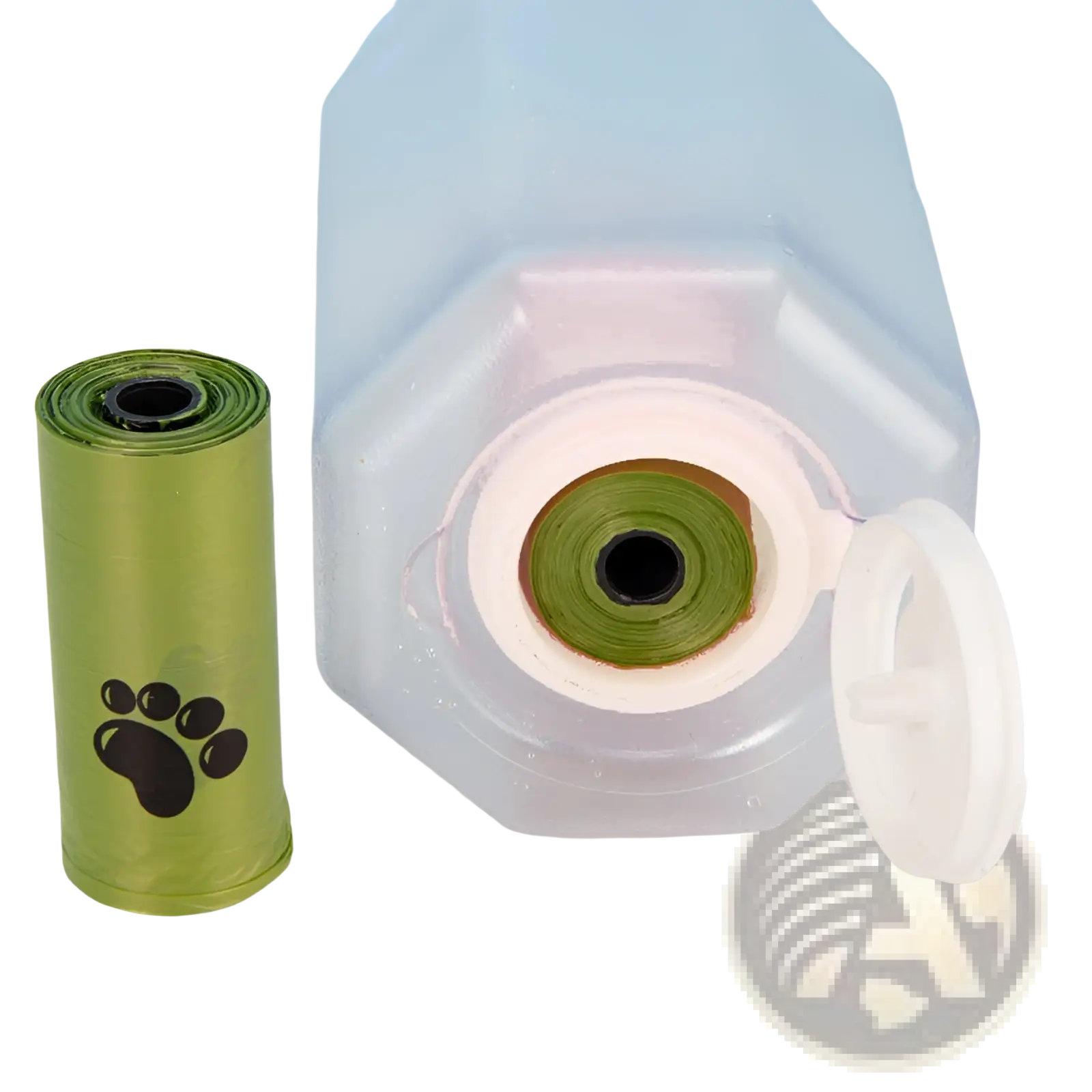 Dog Water Bottle 3 in 1 Portable Feeder with Poop Bag