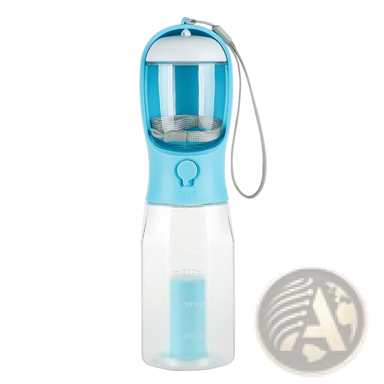 Dog Water Bottle 3 in 1 Portable Feeder with Poop Bag