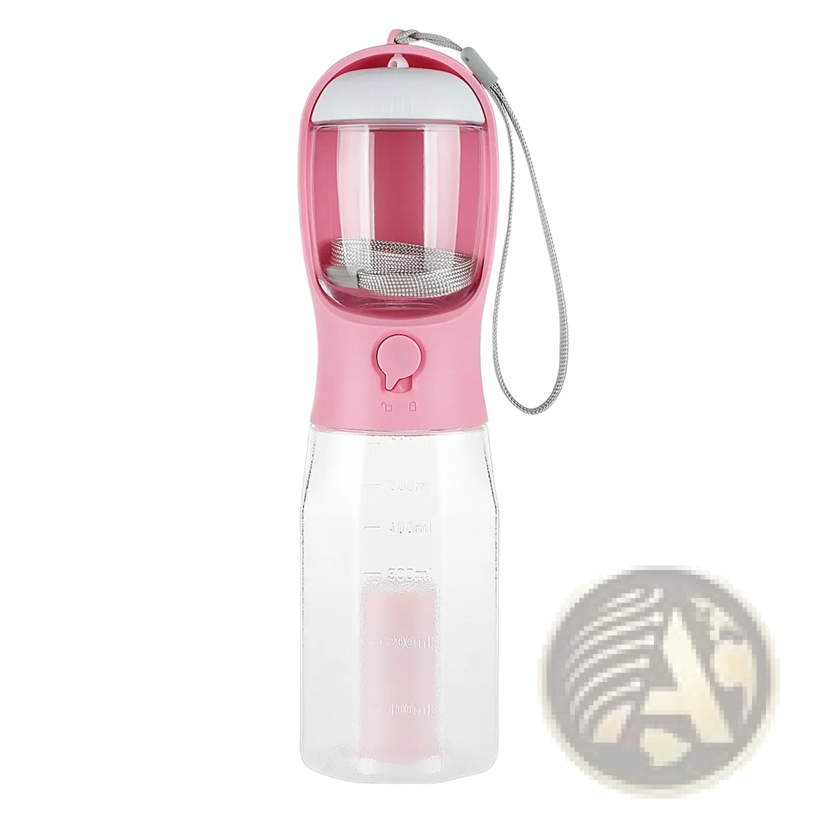 Dog Water Bottle 3 in 1 Portable Feeder with Poop Bag