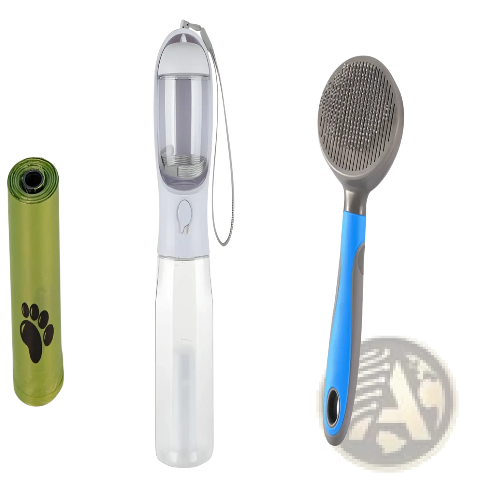 Dog Water Bottle 3 in 1 Portable Feeder with Poop Bag