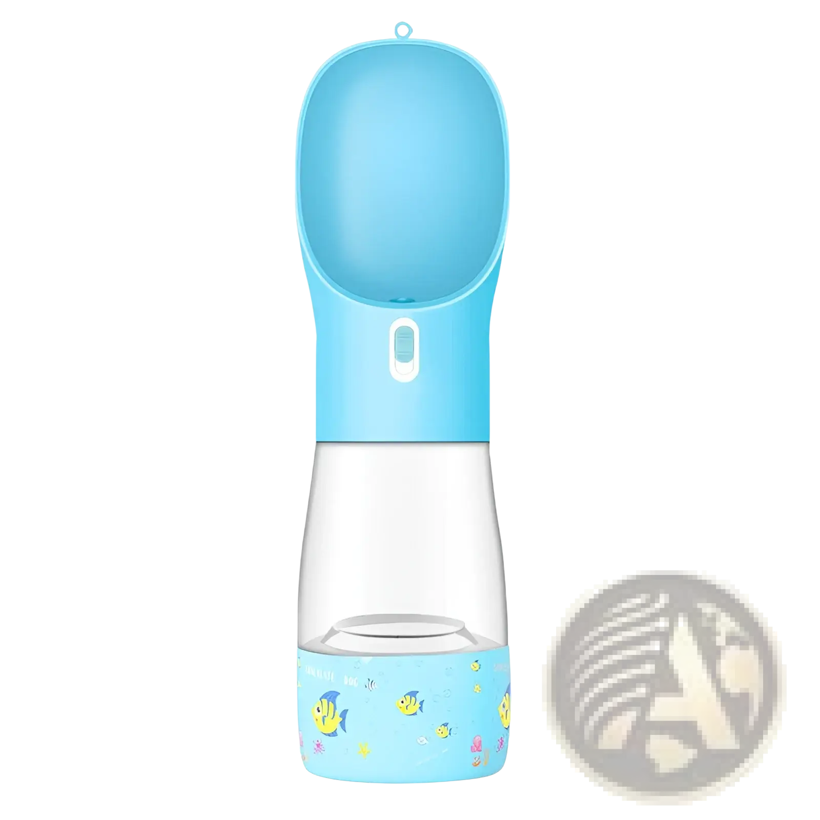 Dog Water Bottle Portable Travel Feeder Bowl 458ml