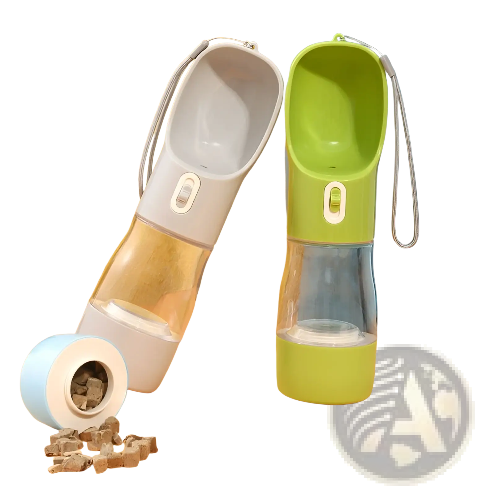 Dog Water Bottle Portable Travel Feeder Bowl 458ml