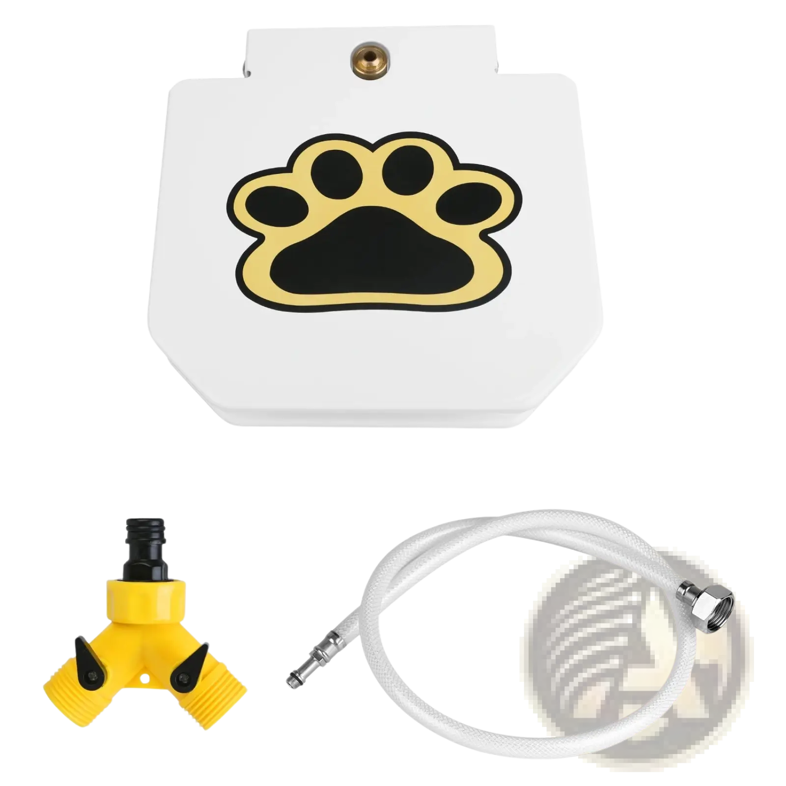 Dog Water Fountain Step on Outdoor Pet Sprinkler Valve