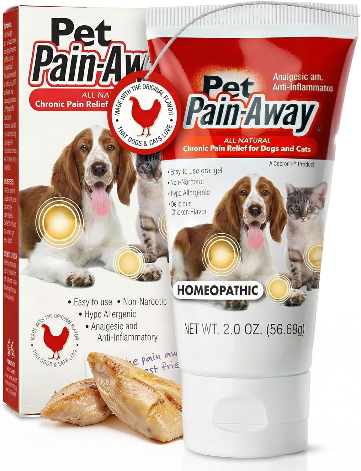 Pet Pain Relief for Dogs Cats Arthritis Joint Anti Inflammatory Drops 2oz
