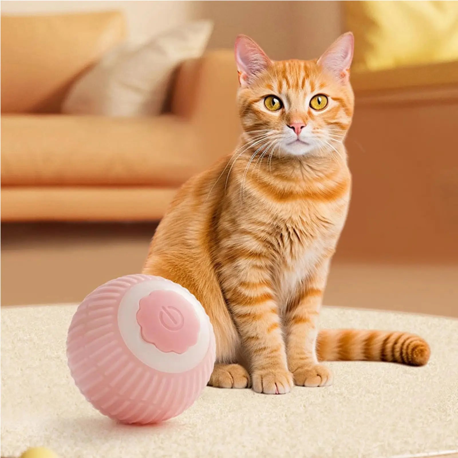 Electric Dog Cat Ball Toy Interactive Rolling Pet Ball
