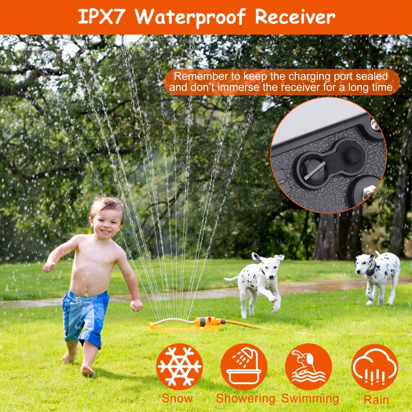 Electric Dog Fence System Ipx7 Waterproof Pet Containment