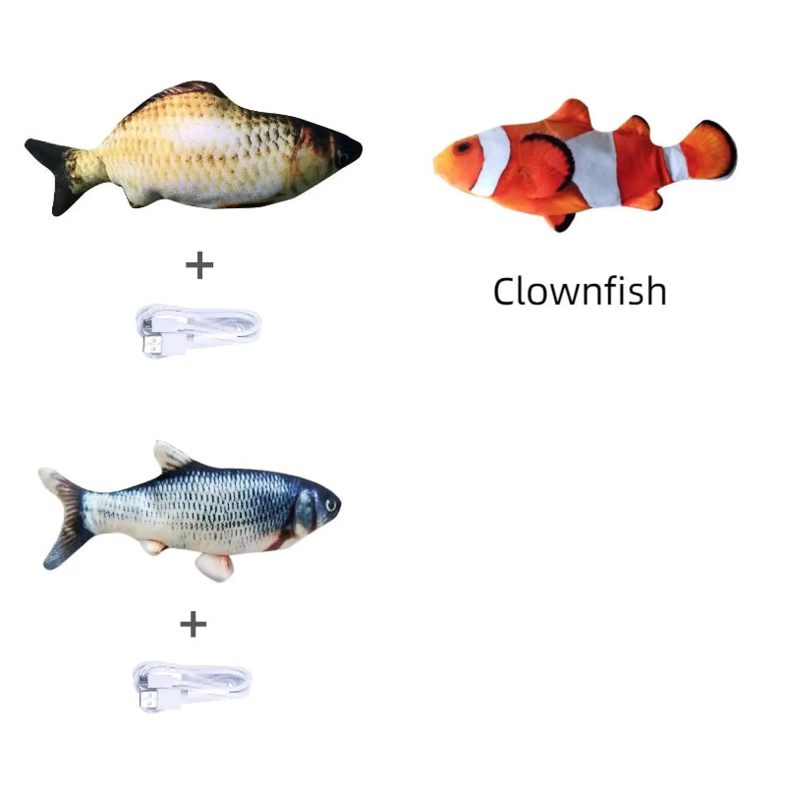 Electric Jumping Fish Cat Toy no Catnip Version