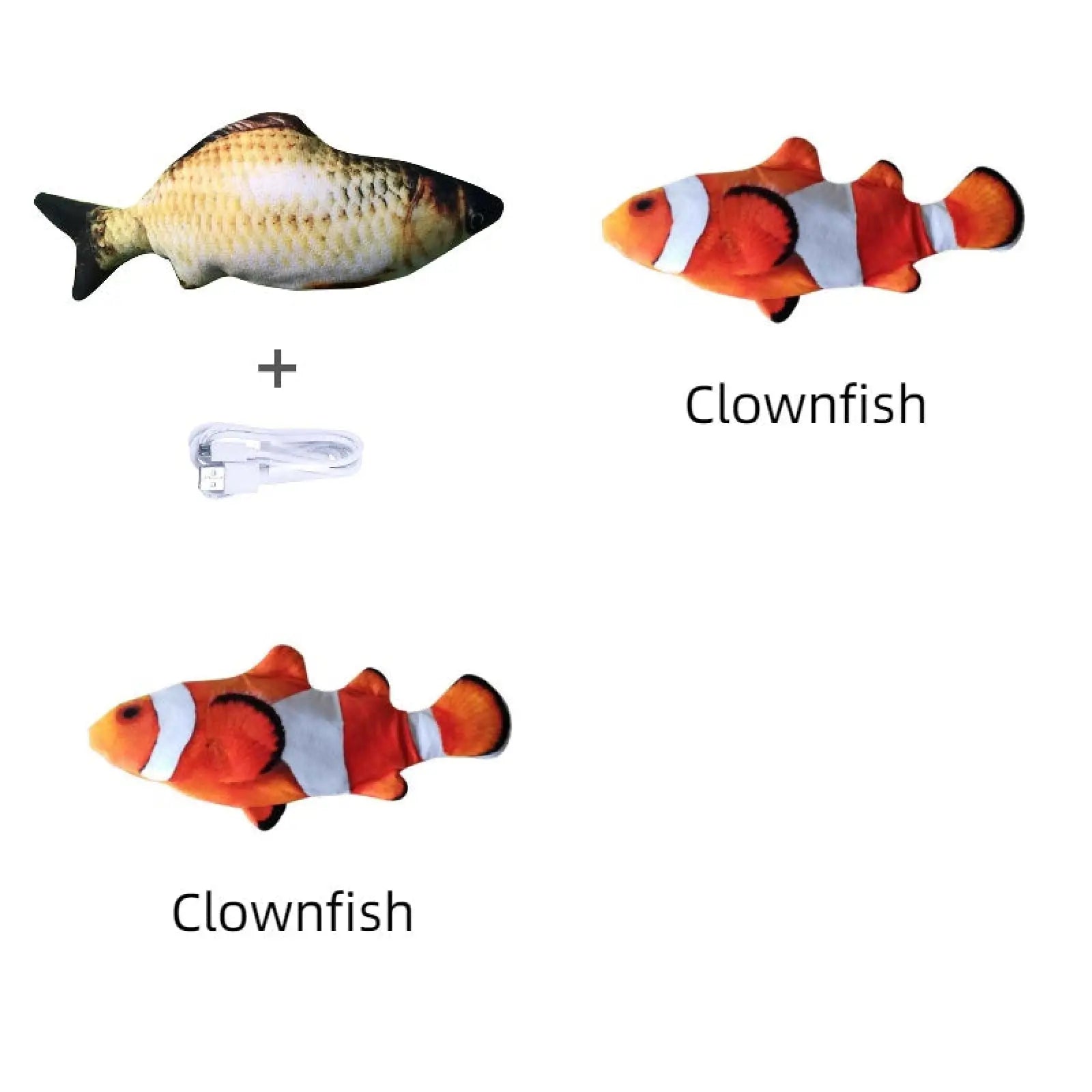Electric Jumping Fish Cat Toy no Catnip Version