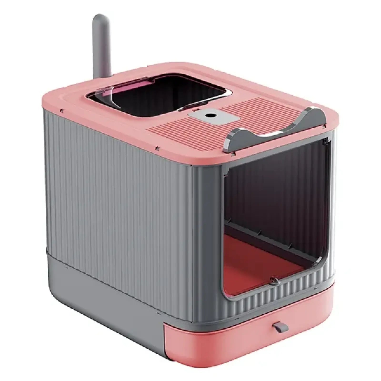 Elf Cat Litter Box Dual Entry Enclosed Drawer Design