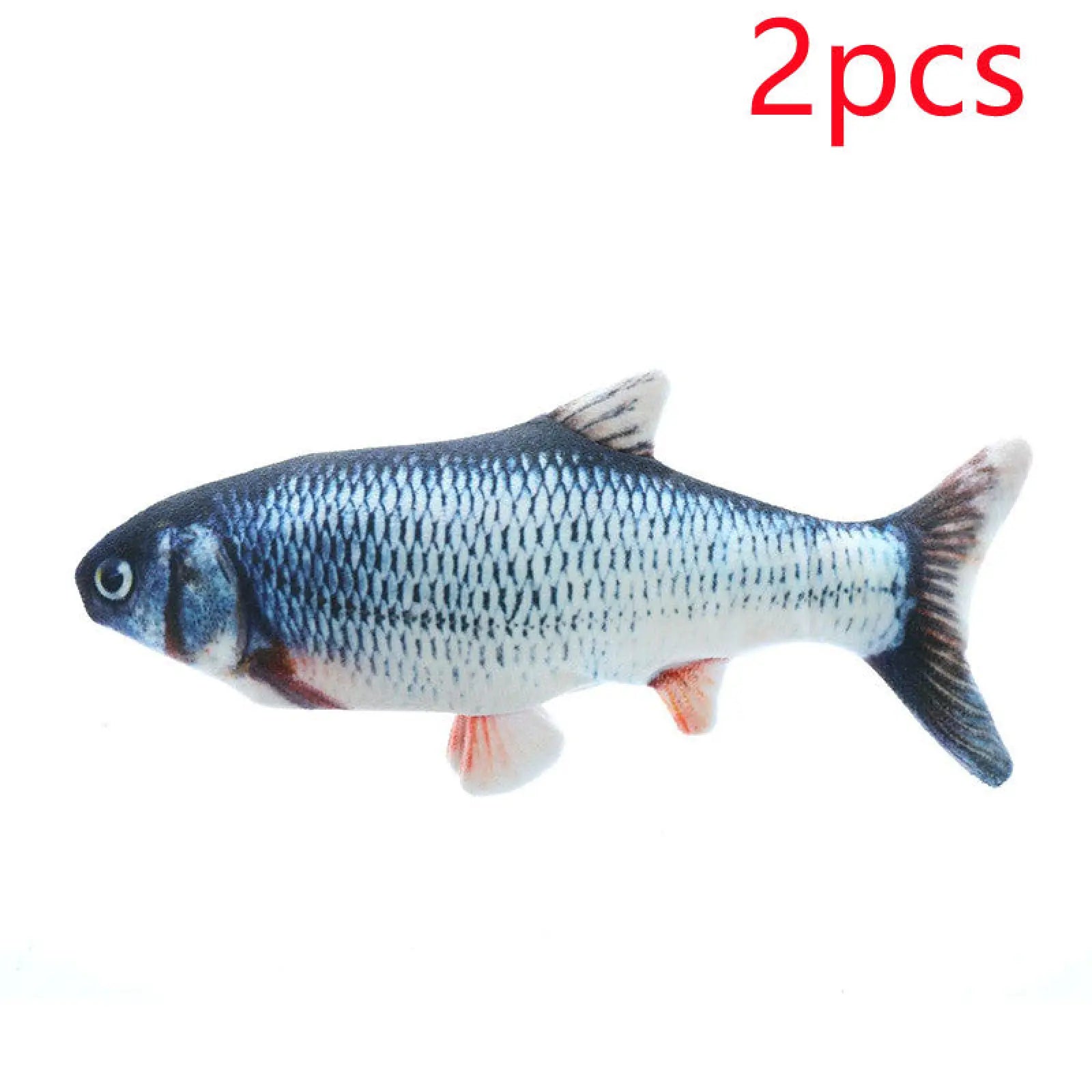Flopping Fish Cat Toy Realistic Plush with Catnip 30cm