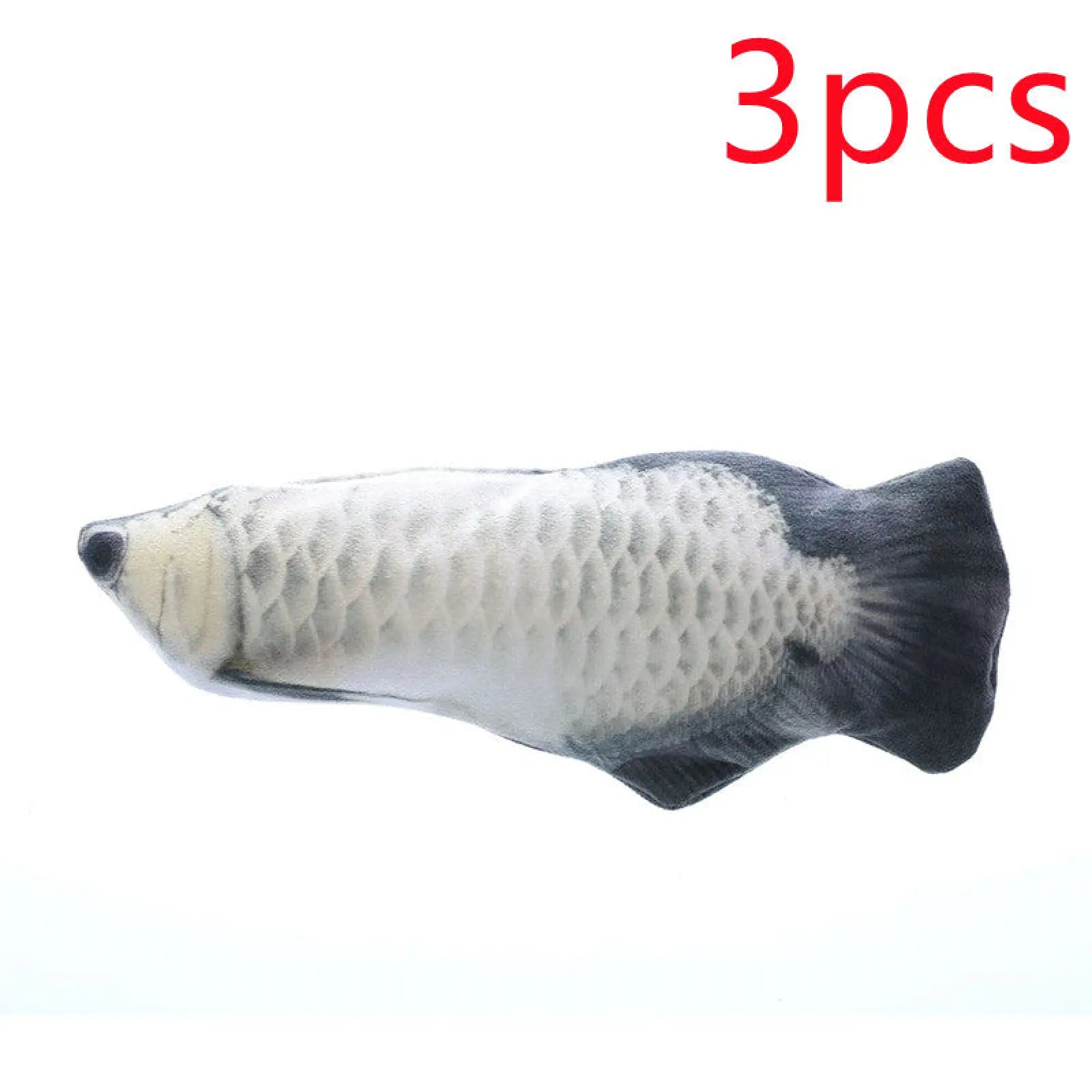 Flopping Fish Cat Toy Realistic Plush with Catnip 30cm