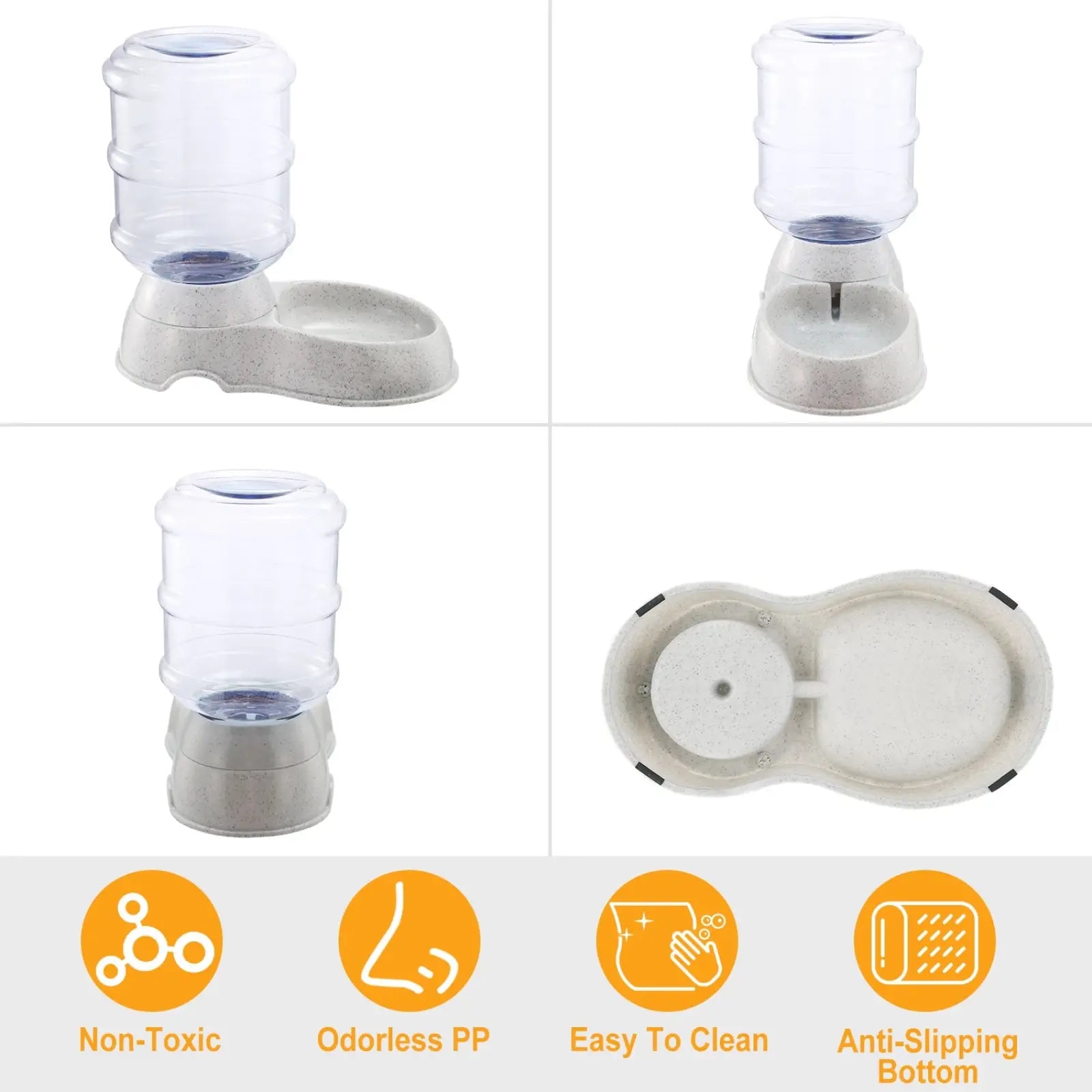 Gravity Pet Water Dispenser 3.5l Automatic Waterer