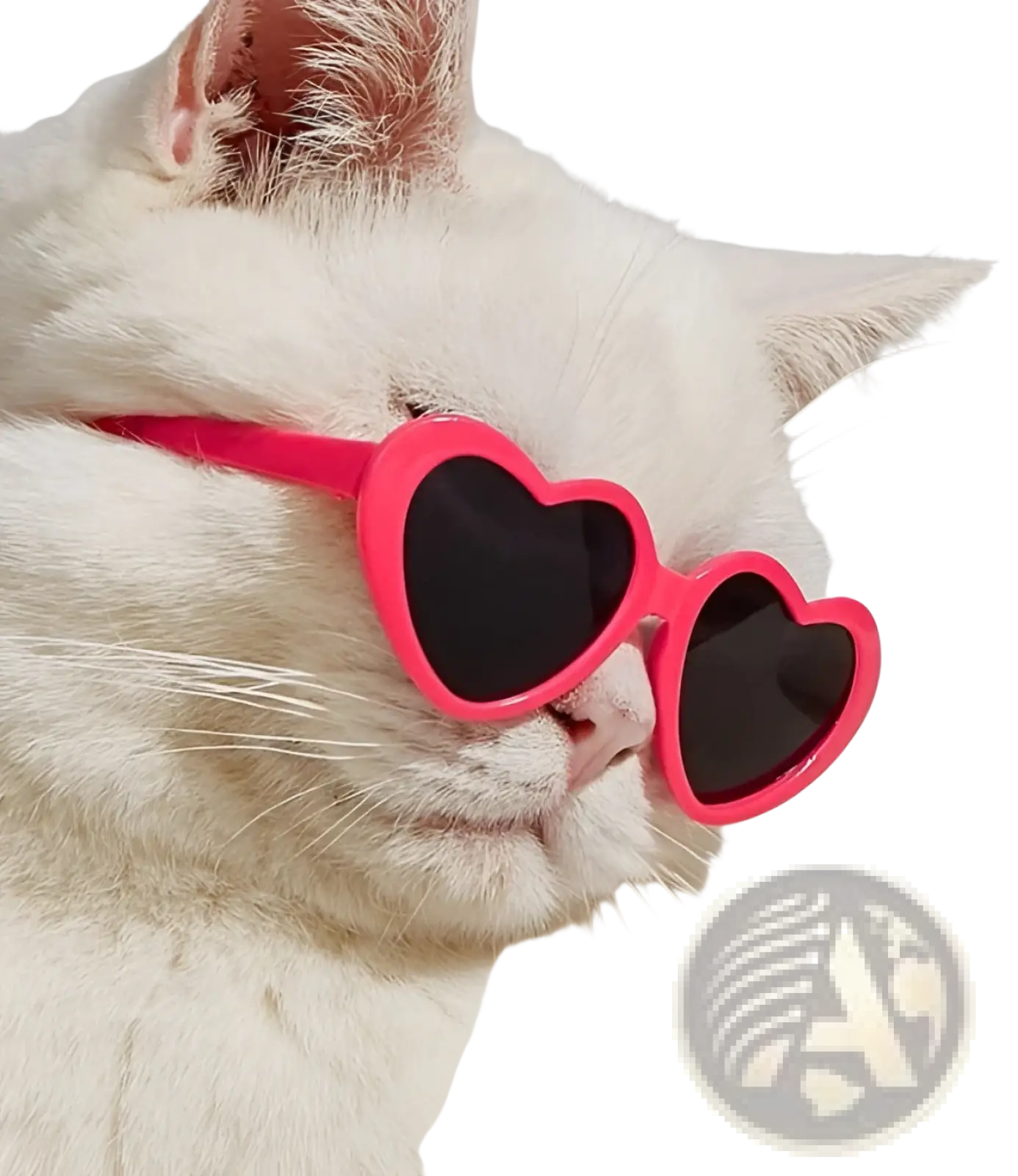 Heart Shaped Fashion Sunglasses for Pets and Dolls