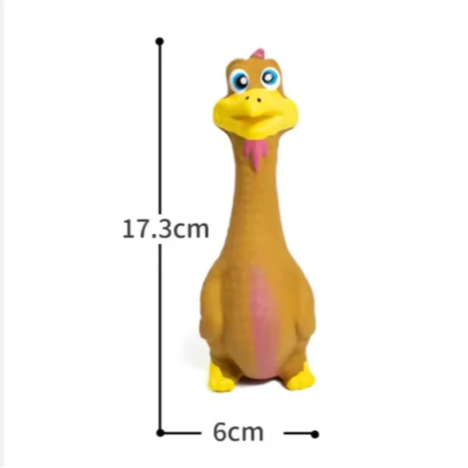 Latex Squeaky Duck Interactive Dog Chew Toy