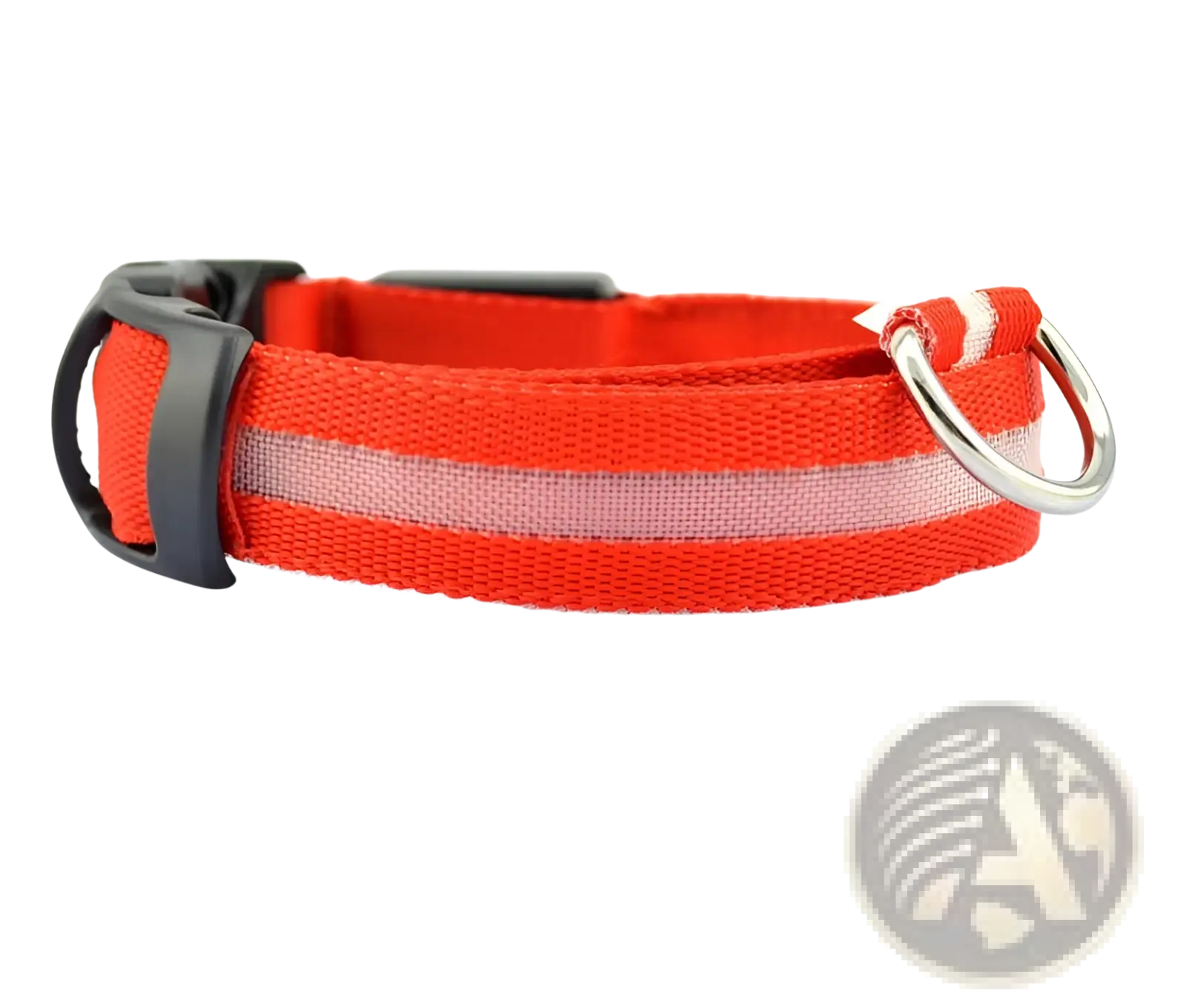 Led Dog Collar Night Safety Glowing Nylon Pet Leash