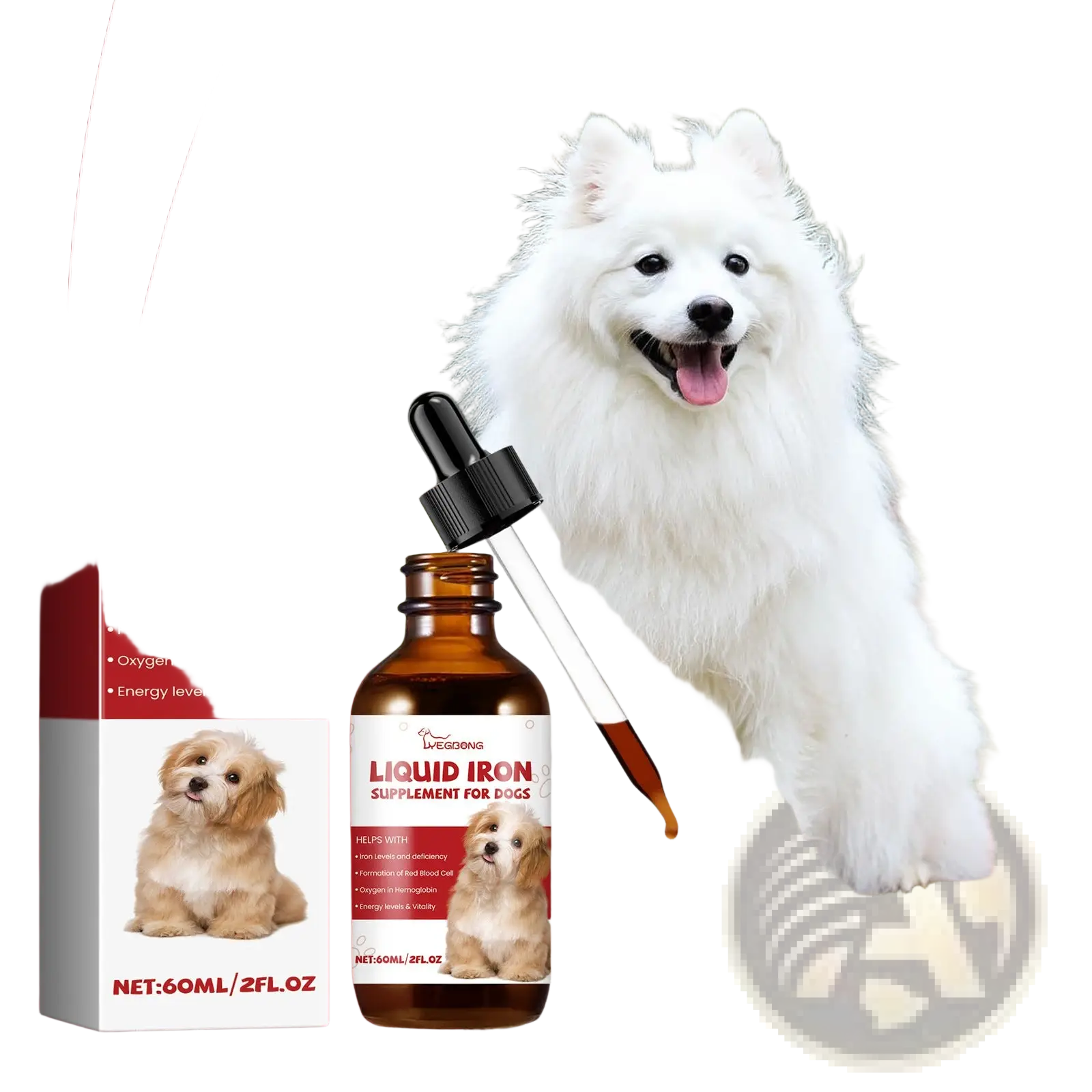 Liquid Iron Supplement for Dogs with Mint Extract 60ml