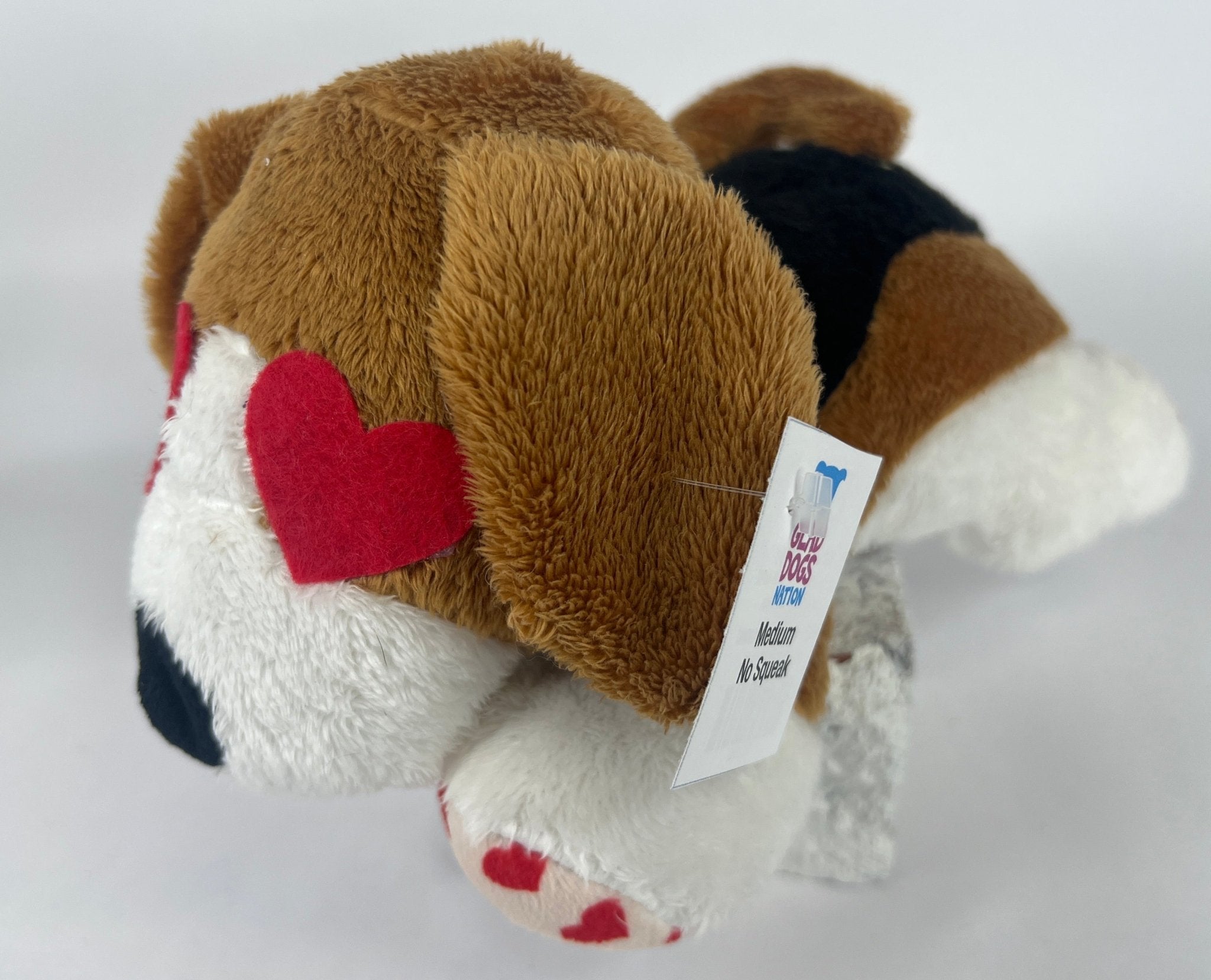 MEDIUM Hearts, Love & Candy Dog Toys Squeak & NO Squeak