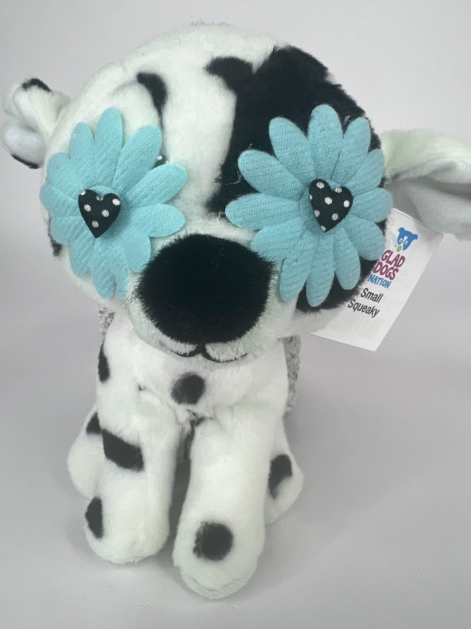 Mini Me Breed Dog Toy: Dalmatian, Squeak & NO Squeak
