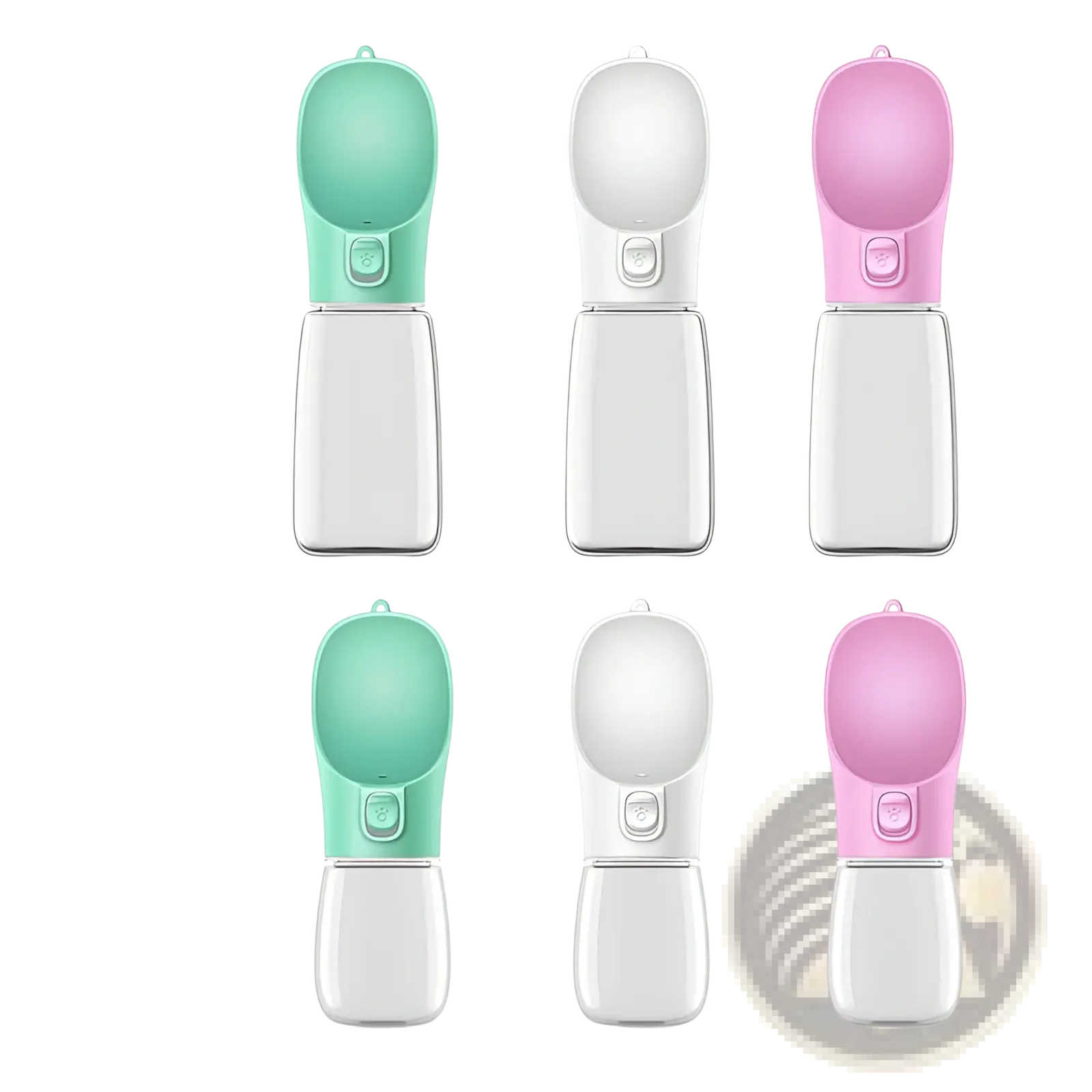 Pet Water Bottle Portable Travel Cup 350ml 550ml