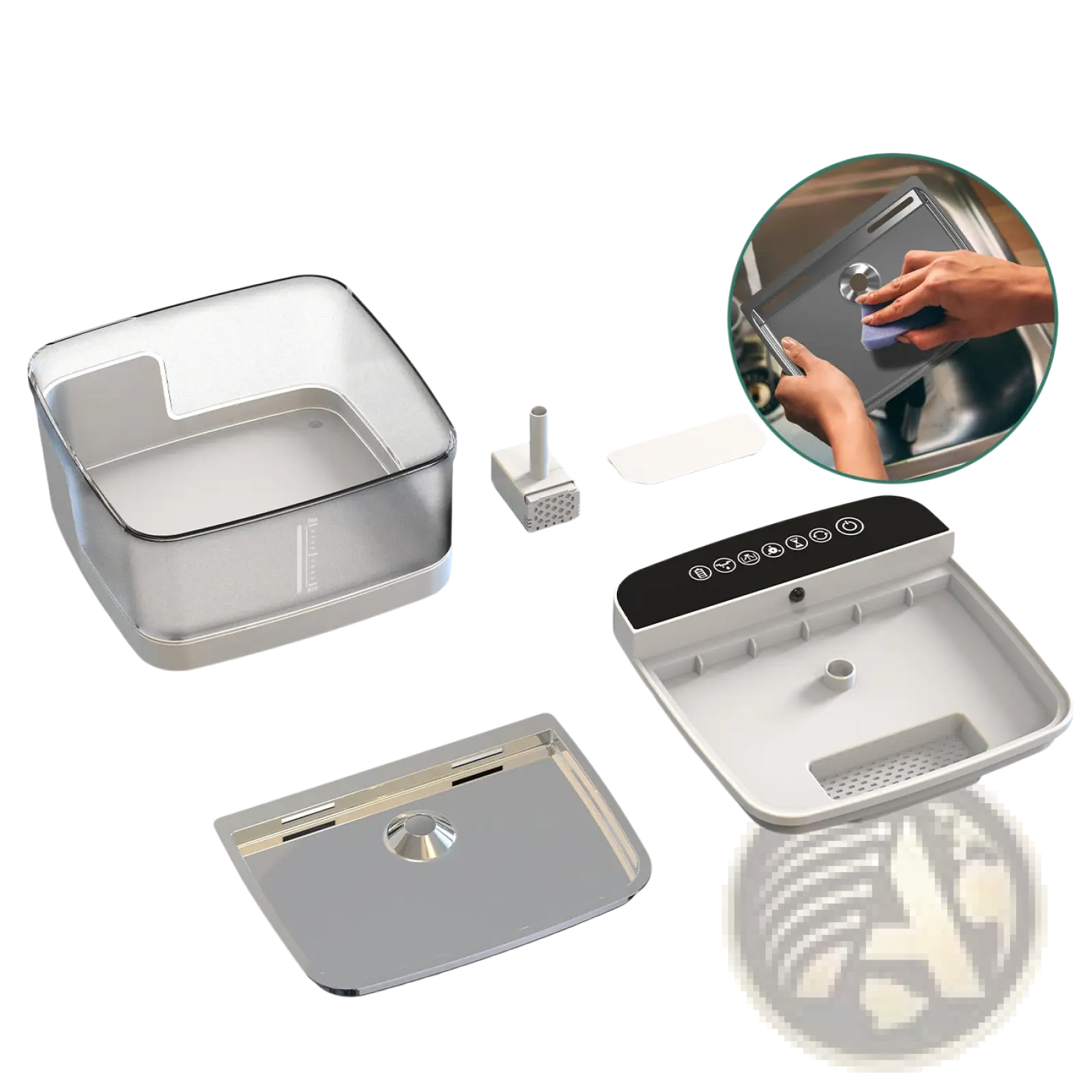 Pet Water Fountain Wireless Sensor Uv Light Pump